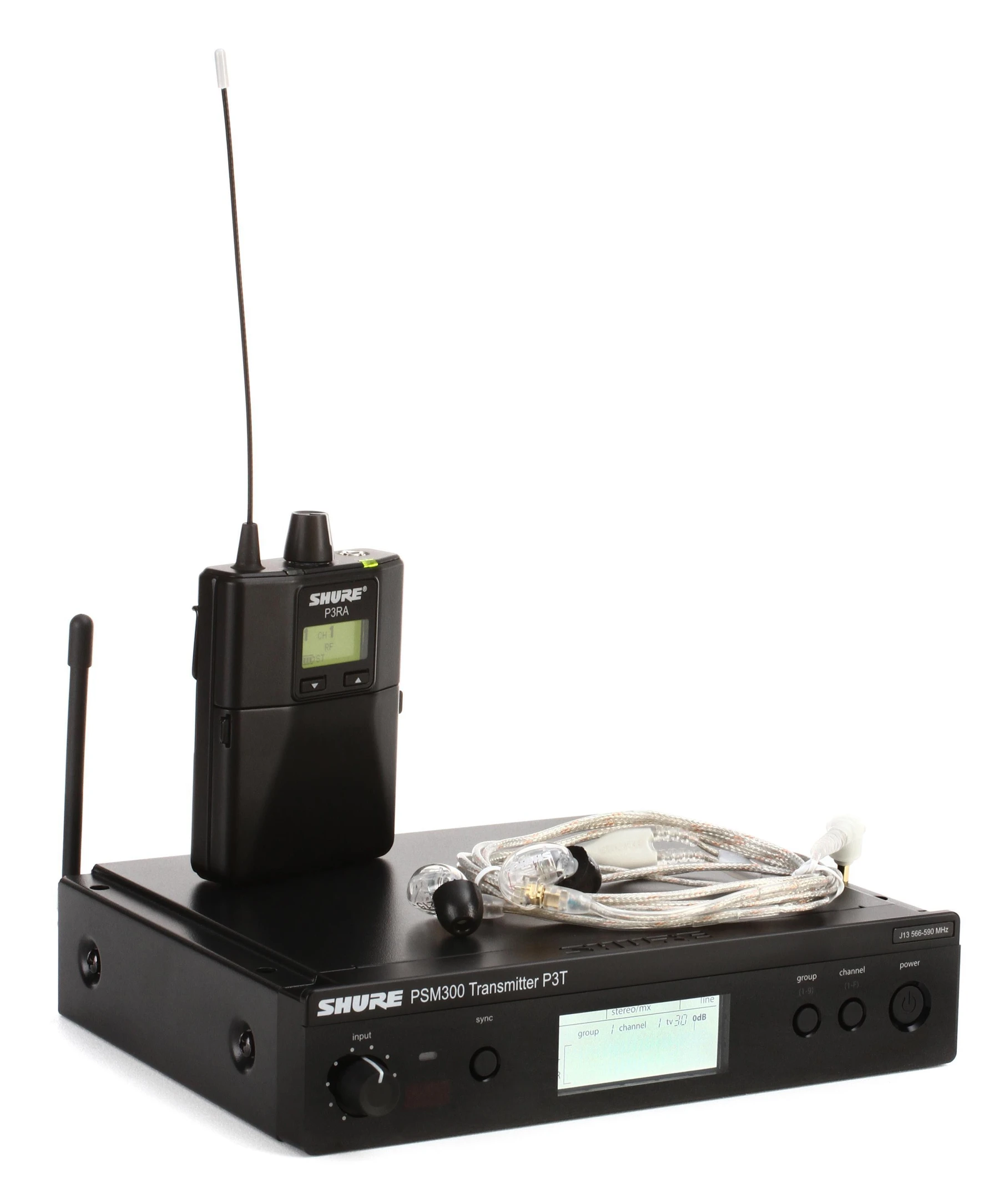 Shure PSM300 P3TRA215CL 无线入耳式监听系统 - J13 频段