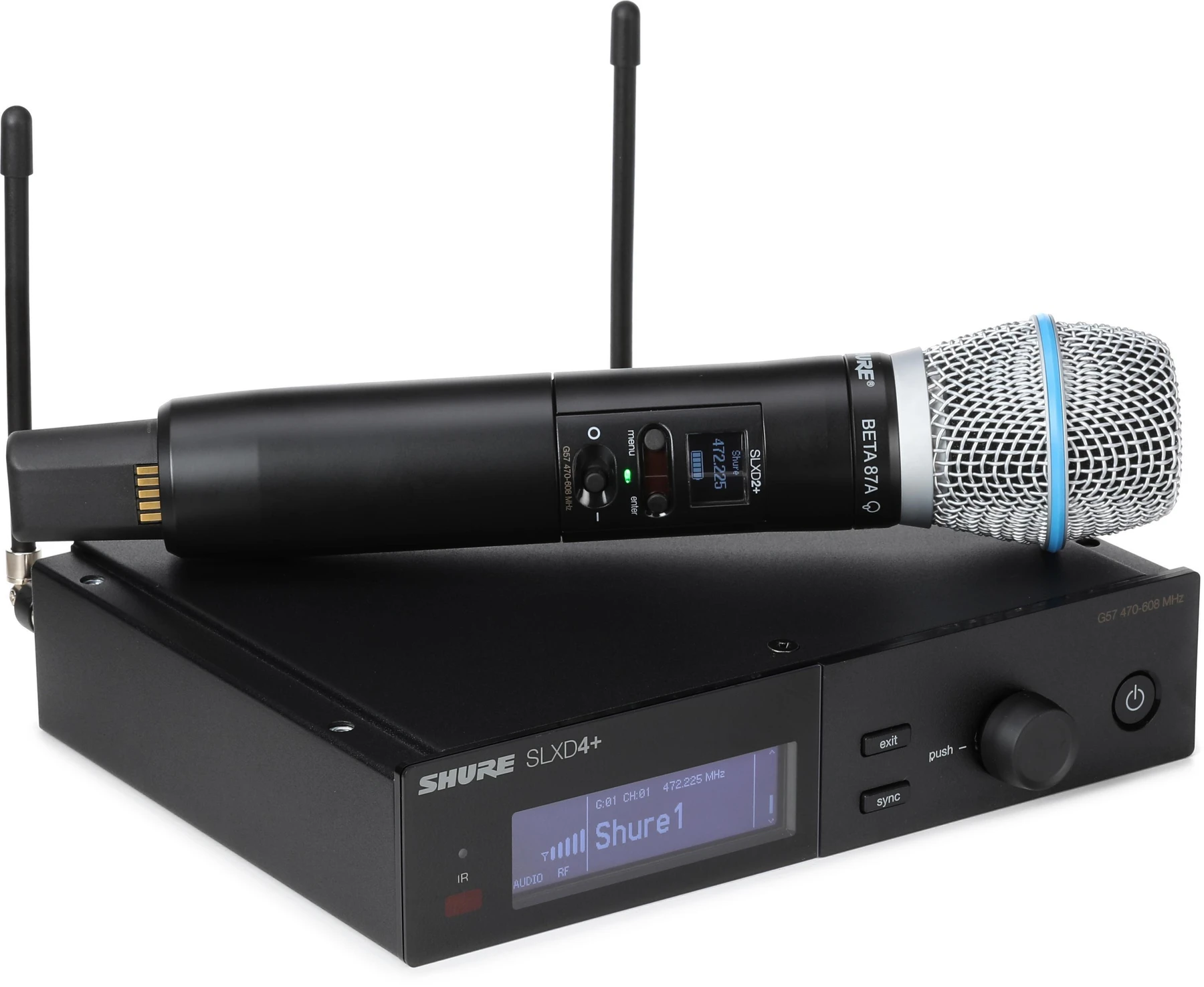 Shure SLXD24+/B87A 数字无线手持系统 - G57 频段