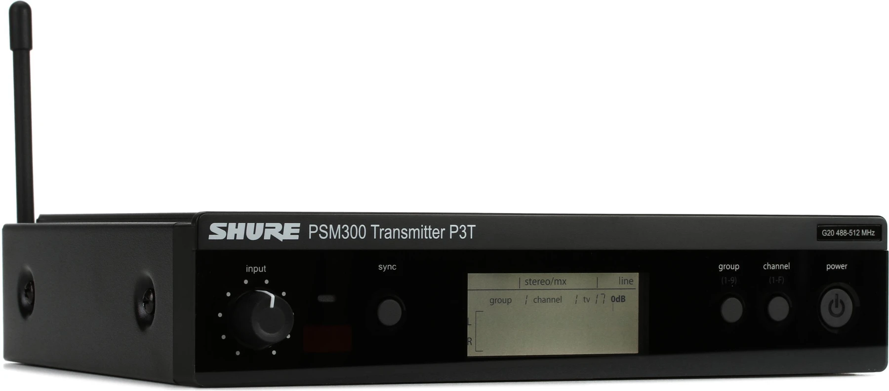 Shure P3T 无线监听发射机 - G20 频段