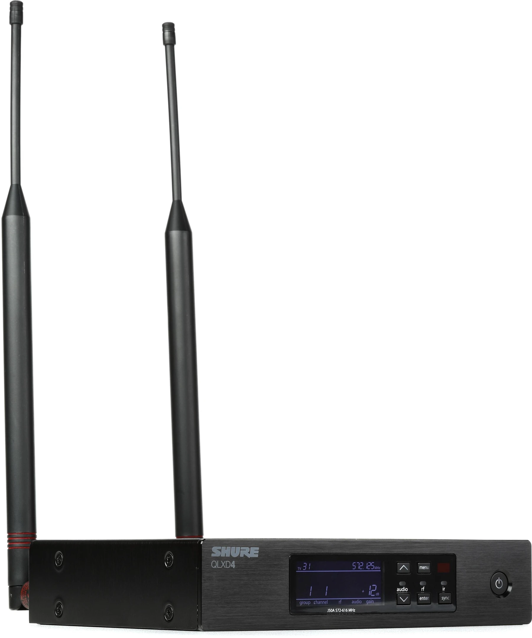 Shure QLXD4 数字无线接收机 - J50A 频段