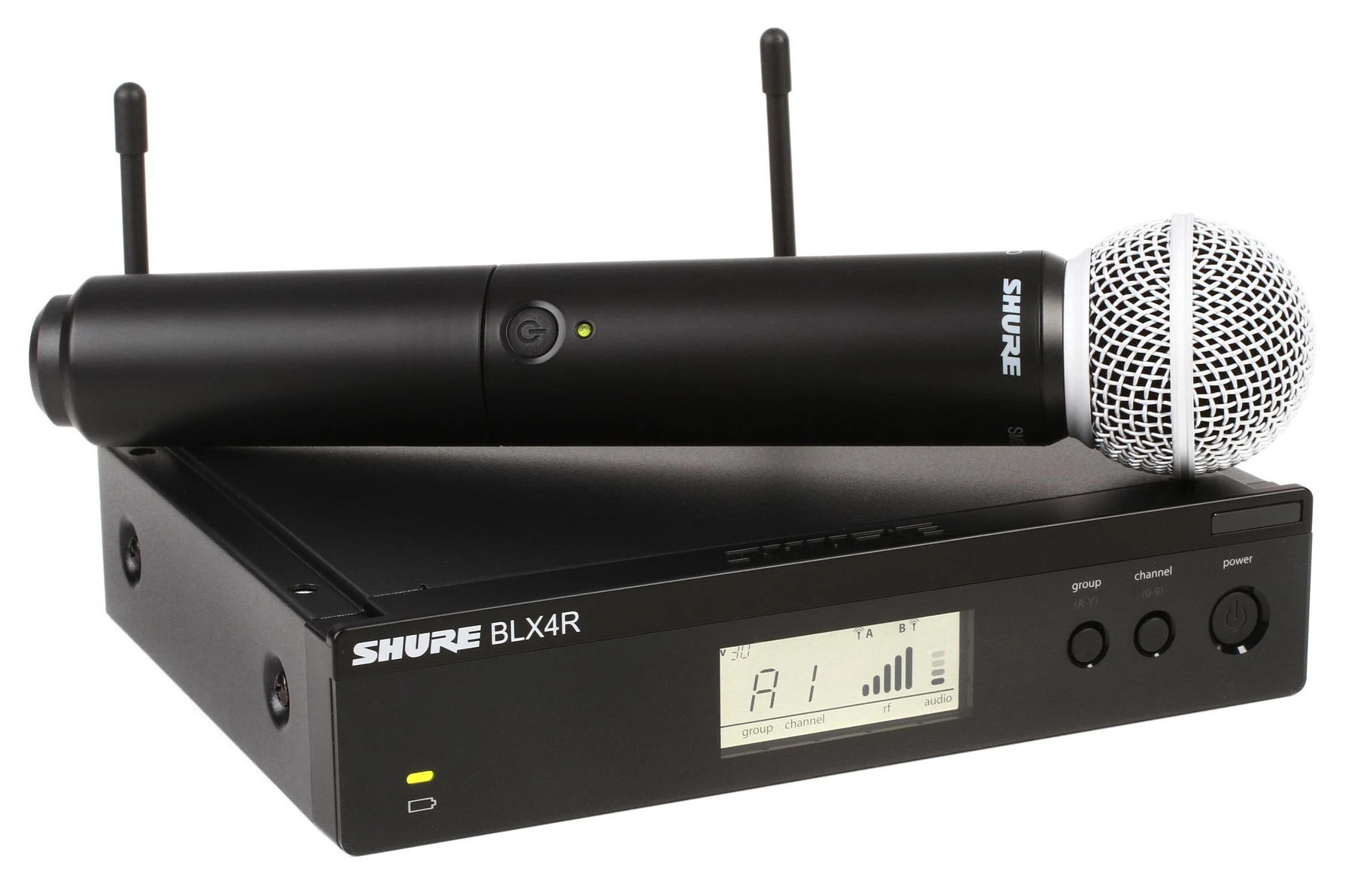Shure BLX24R/SM58 无线手持麦克风系统 - J11 频段