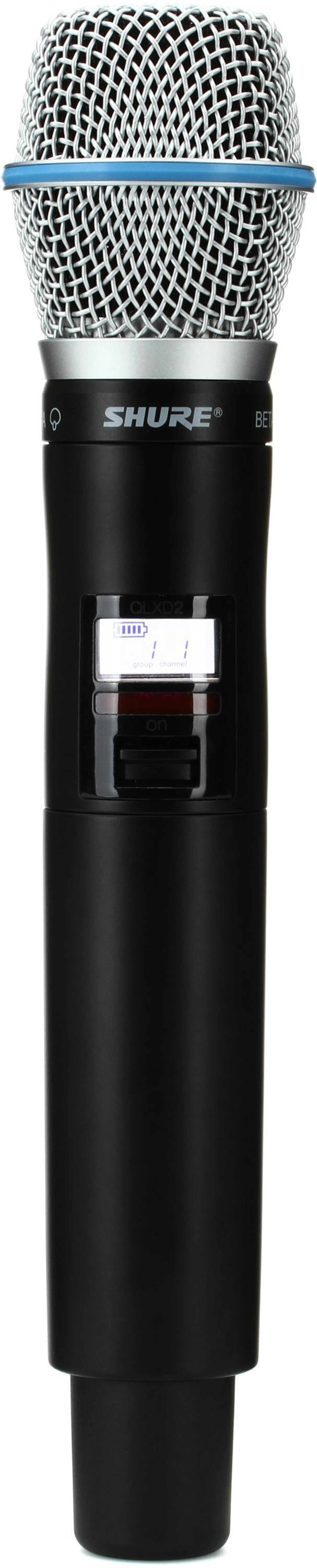 Shure QLXD2/BETA87A 无线手持麦克风发射器 - G50 频段