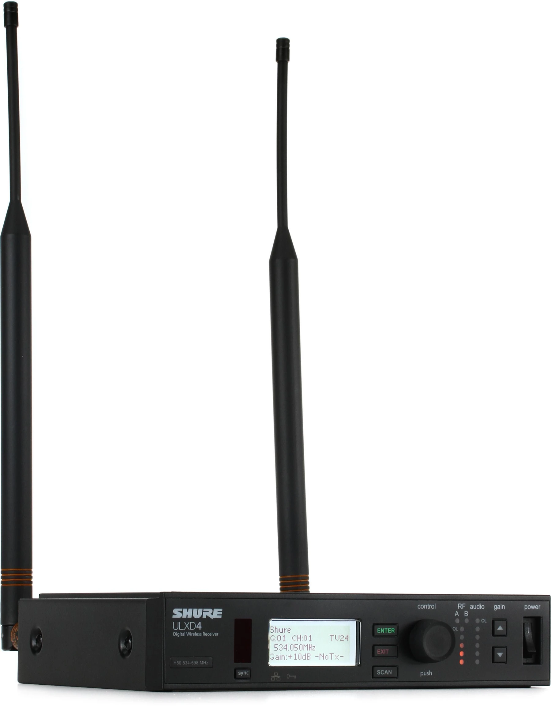 Shure ULXD4 数字无线接收机 - H50 频段