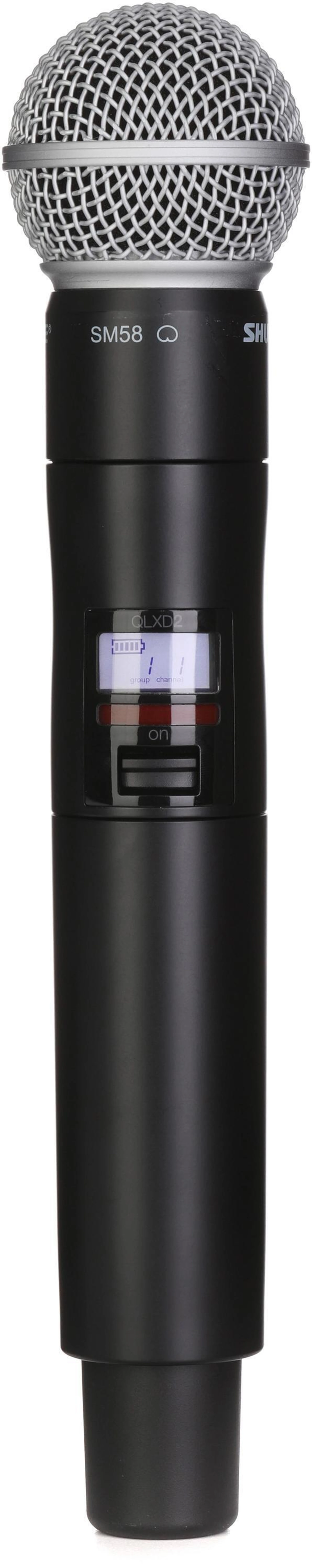 Shure QLXD2/SM58 无线手持麦克风发射器 - H50 频段