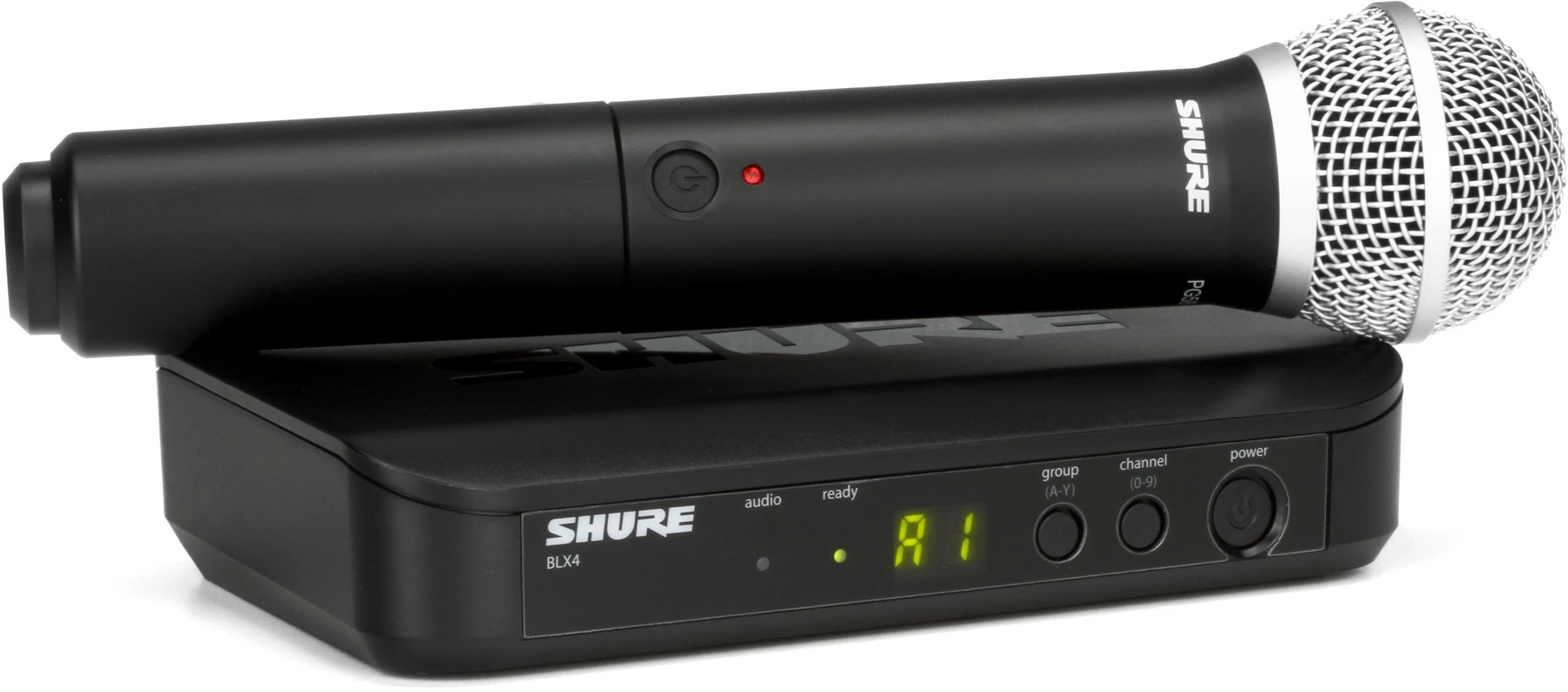 Shure BLX24/PG58 无线手持麦克风系统 - H9 频段