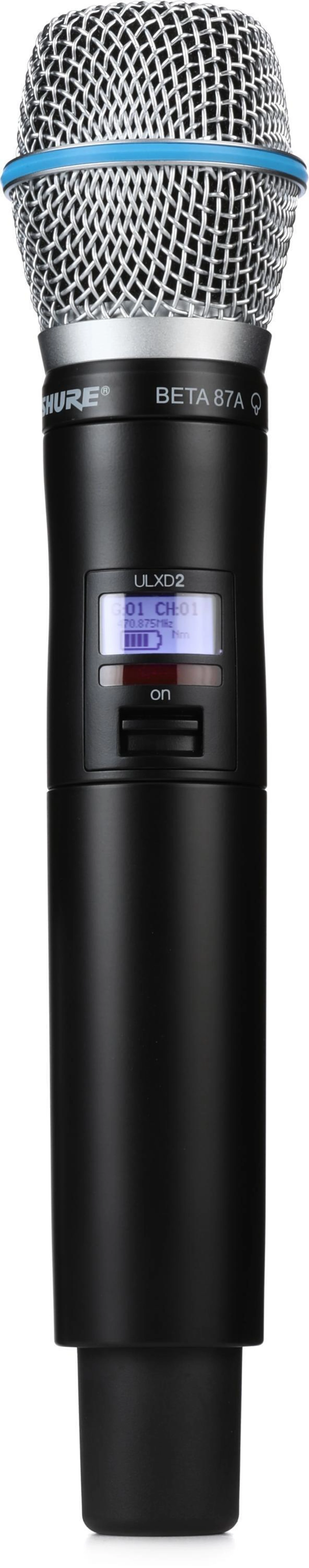 Shure ULXD2 数字手持发射机 - Beta87A 音头