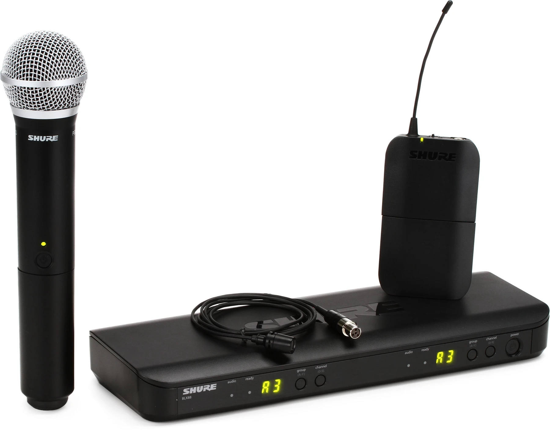 Shure BLX1288/CVL 双通道无线组合系统 - H9 频段