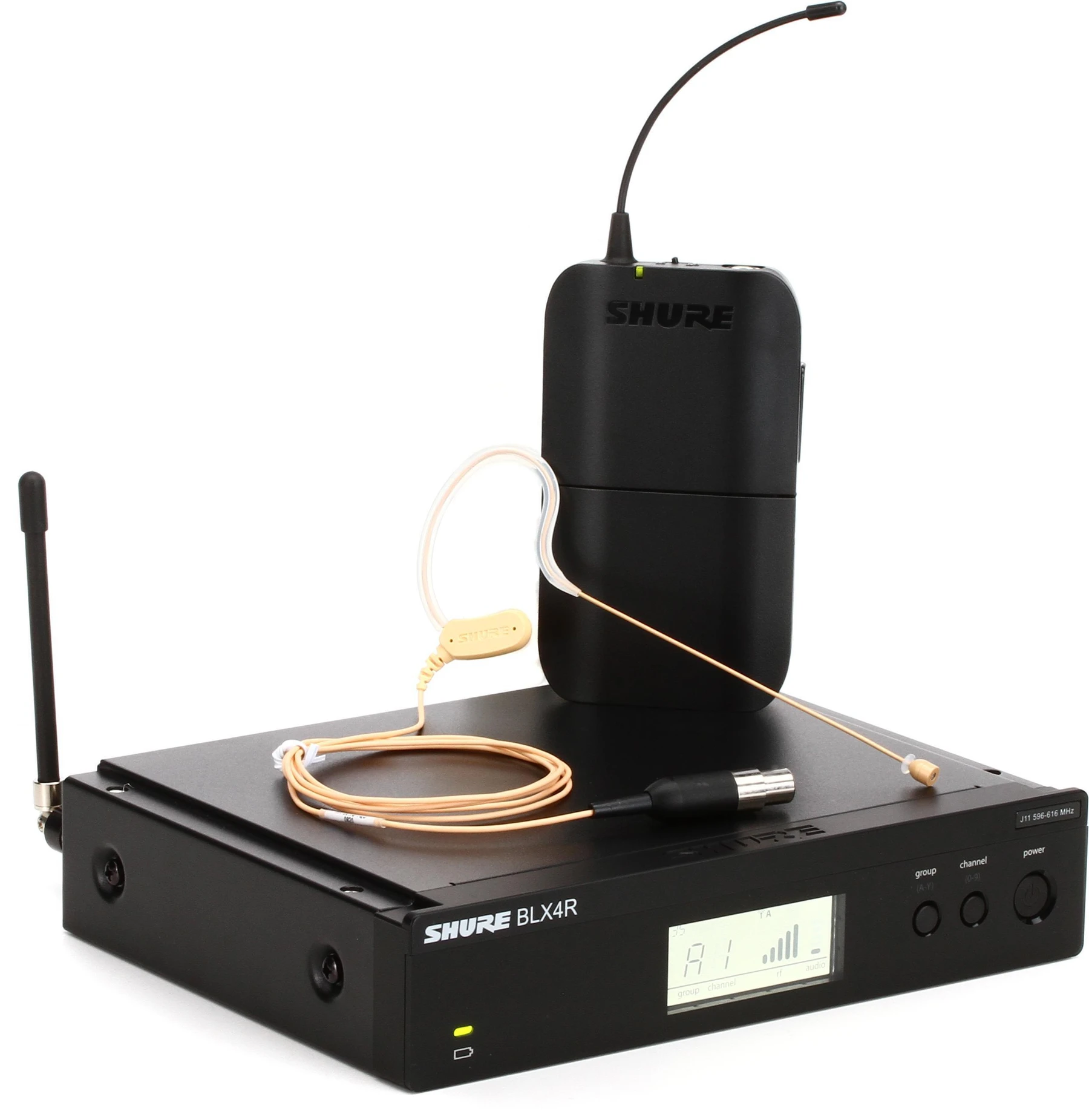 Shure BLX14R/MX53 无线头戴式麦克风系统 - J11 频段
