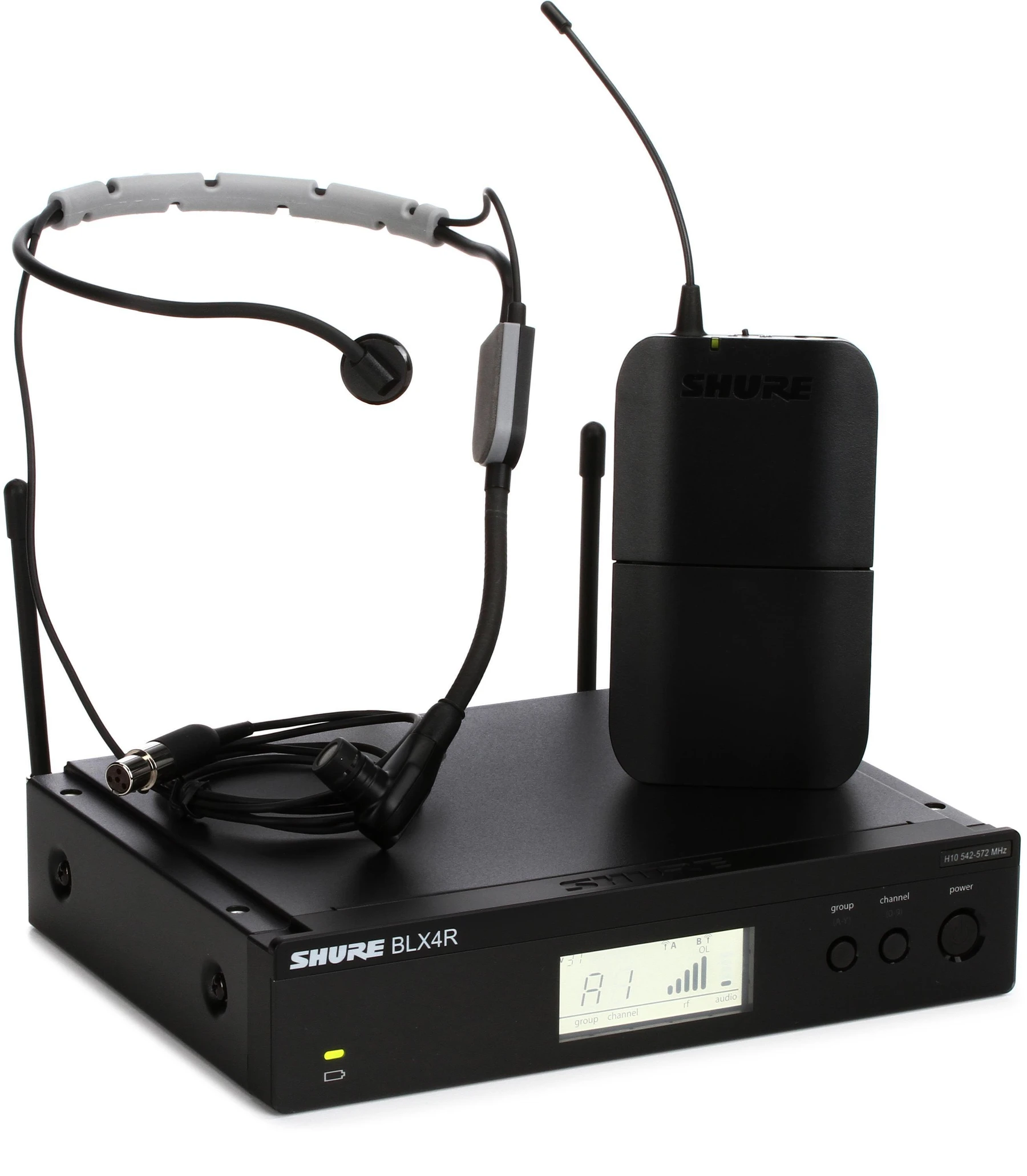 Shure BLX14R/SM35 无线头戴式麦克风系统 - H10 频段