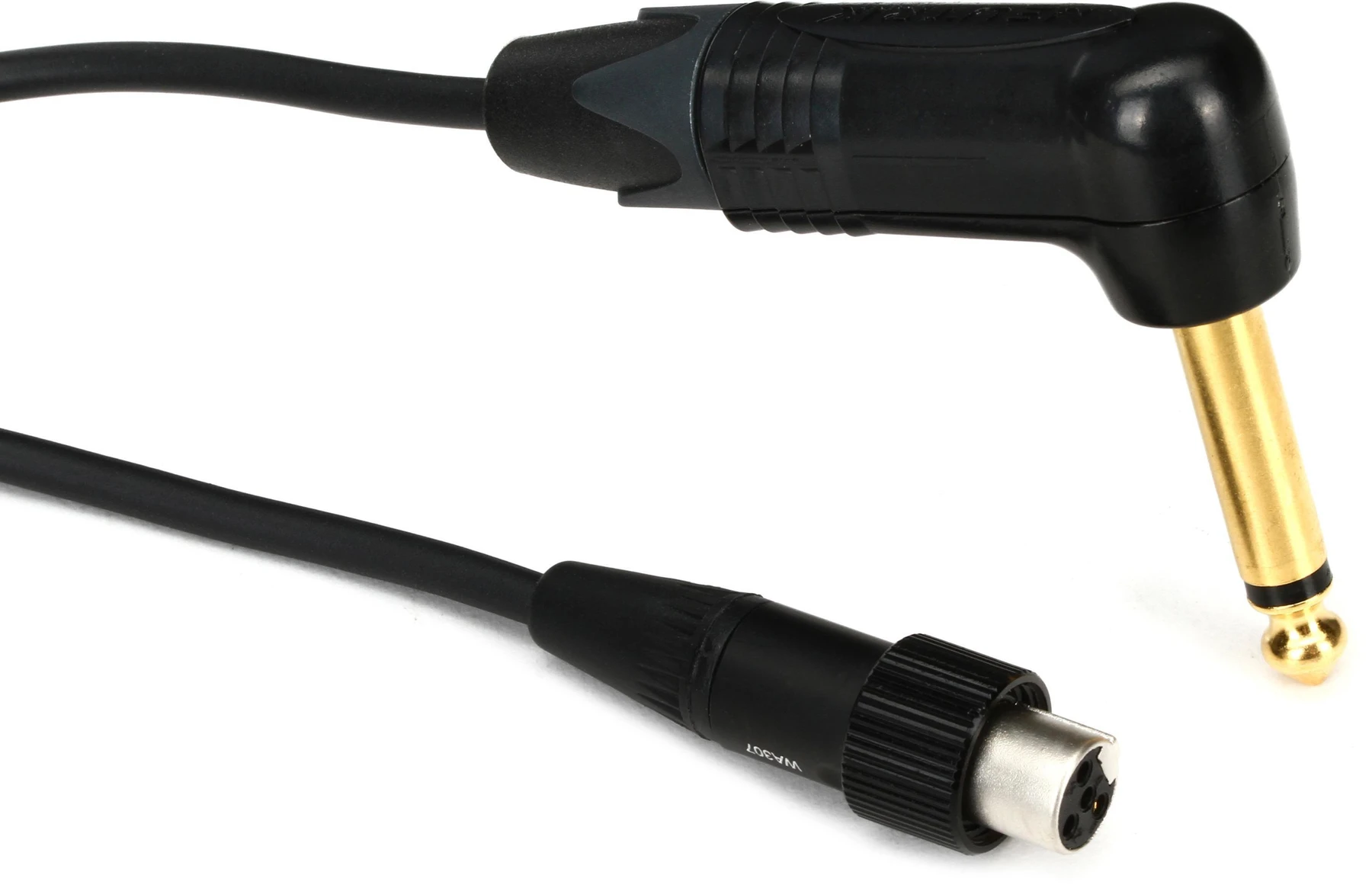 Shure WA307 用于无线腰包发射机的乐器线缆 - 3 英尺