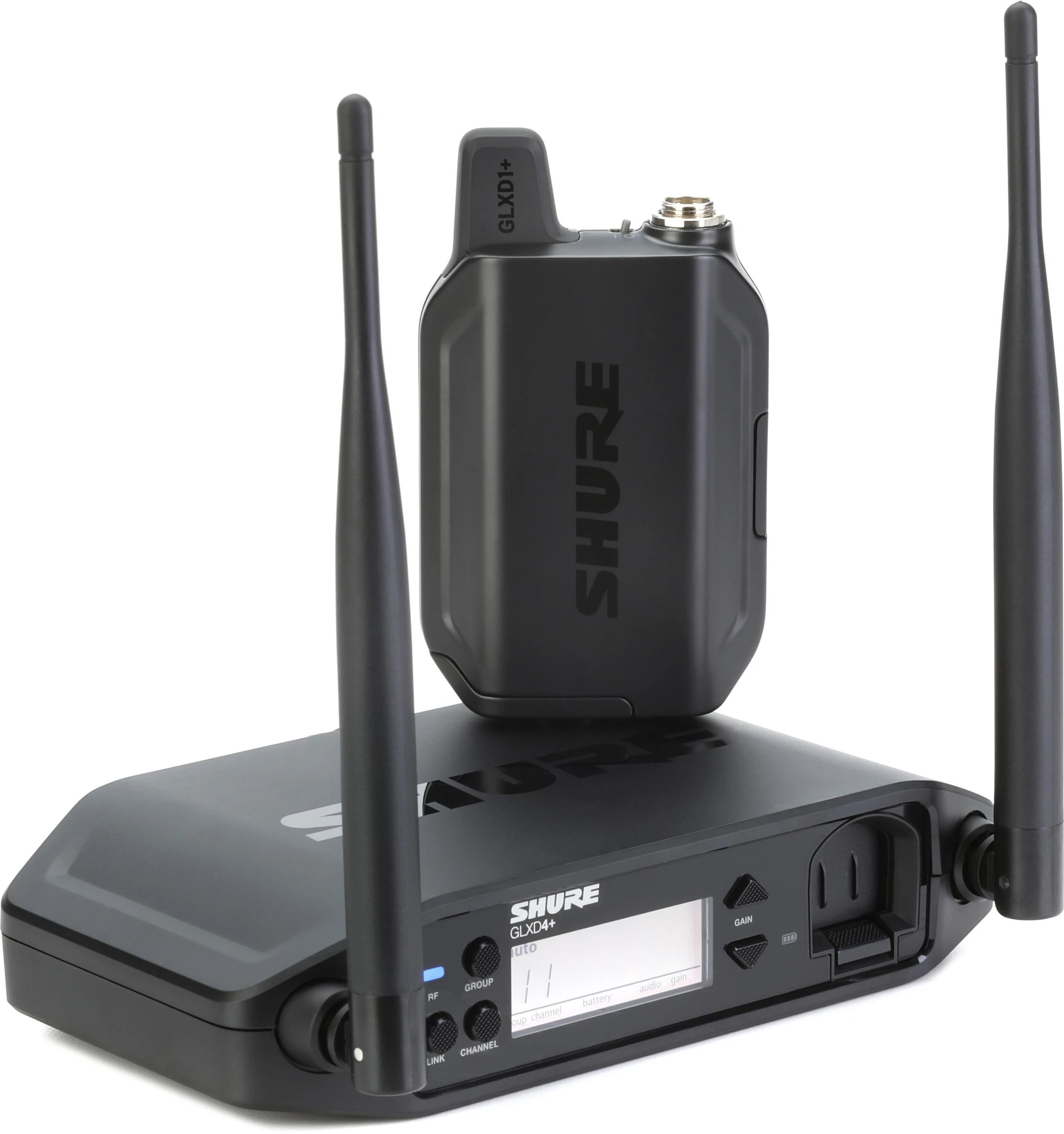 Shure GLXD14+/93 数字无线演讲者系统，配 WL93 领夹式麦克风