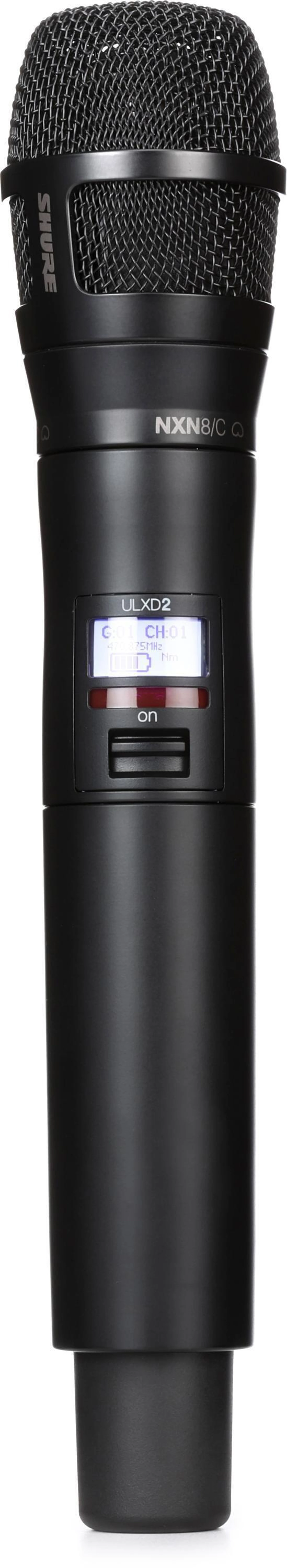 Shure ULXD2 数字手持发射机 - Nexadyne 8/C 音头