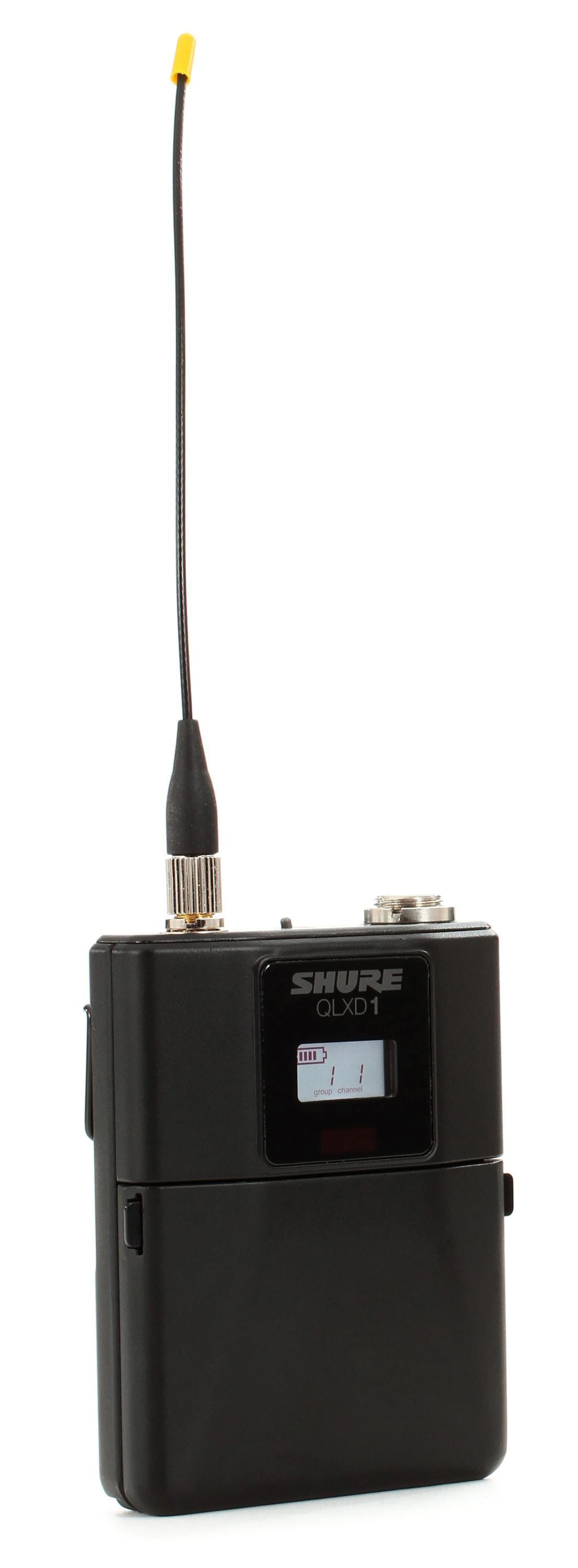 Shure QLXD1 无线腰包式发射机 - J50A 频段