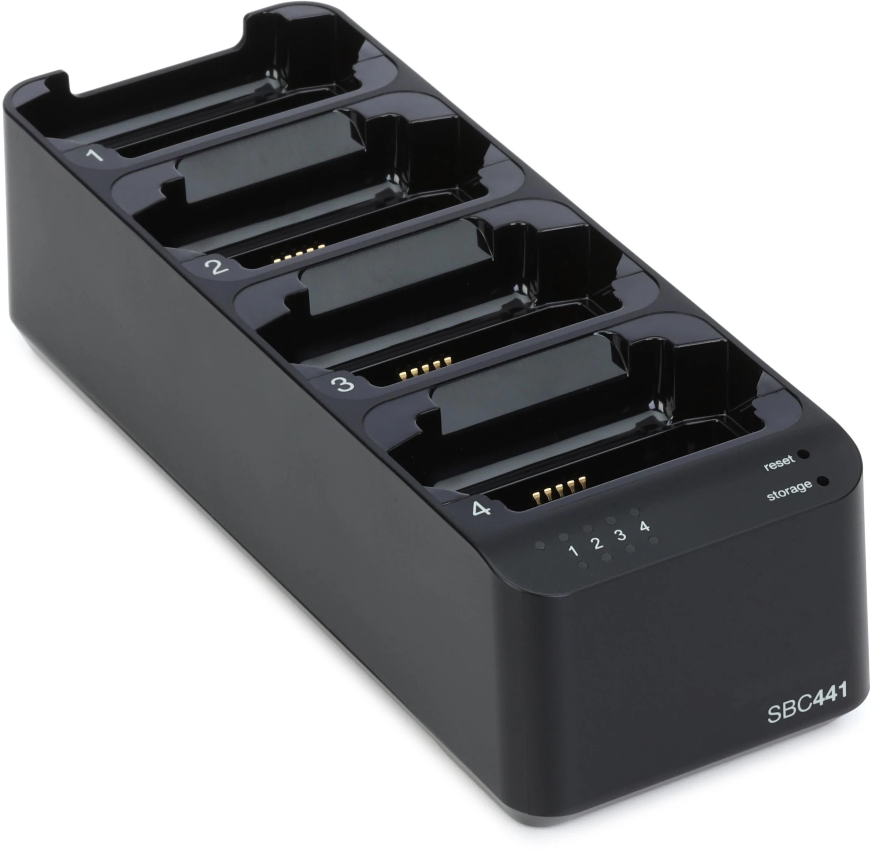 Shure SBC441 Axient Digital PSM 无线四槽位充电底座
