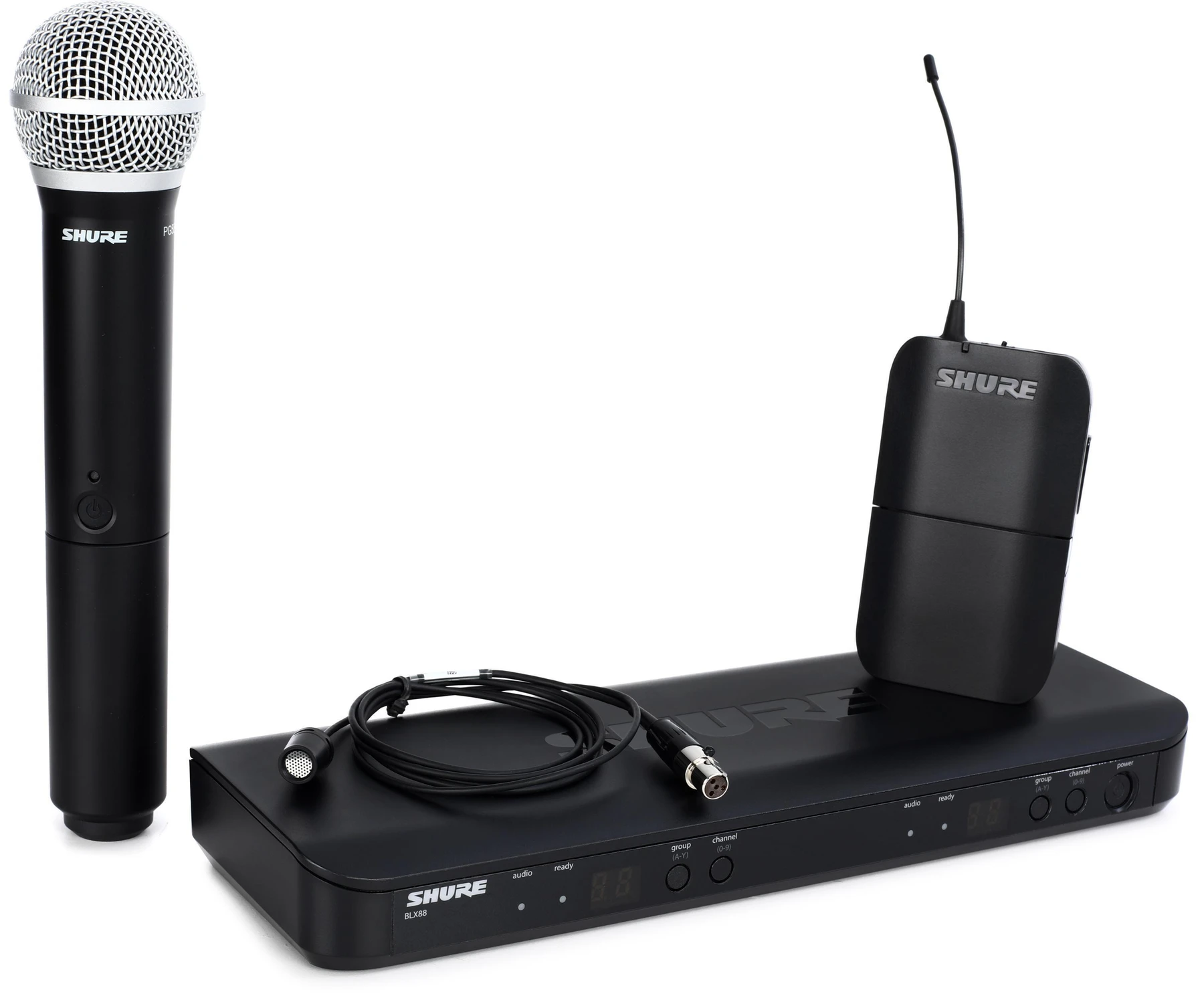 Shure BLX1288/CVL 双通道无线组合系统 - J11 频段