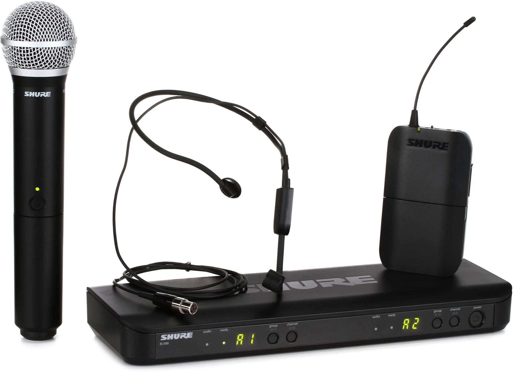 Shure BLX1288/P31 双通道无线组合系统 - J11 频段