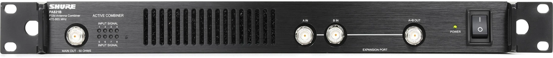 Shure PA821B 天线合路器 - 470-865 MHz