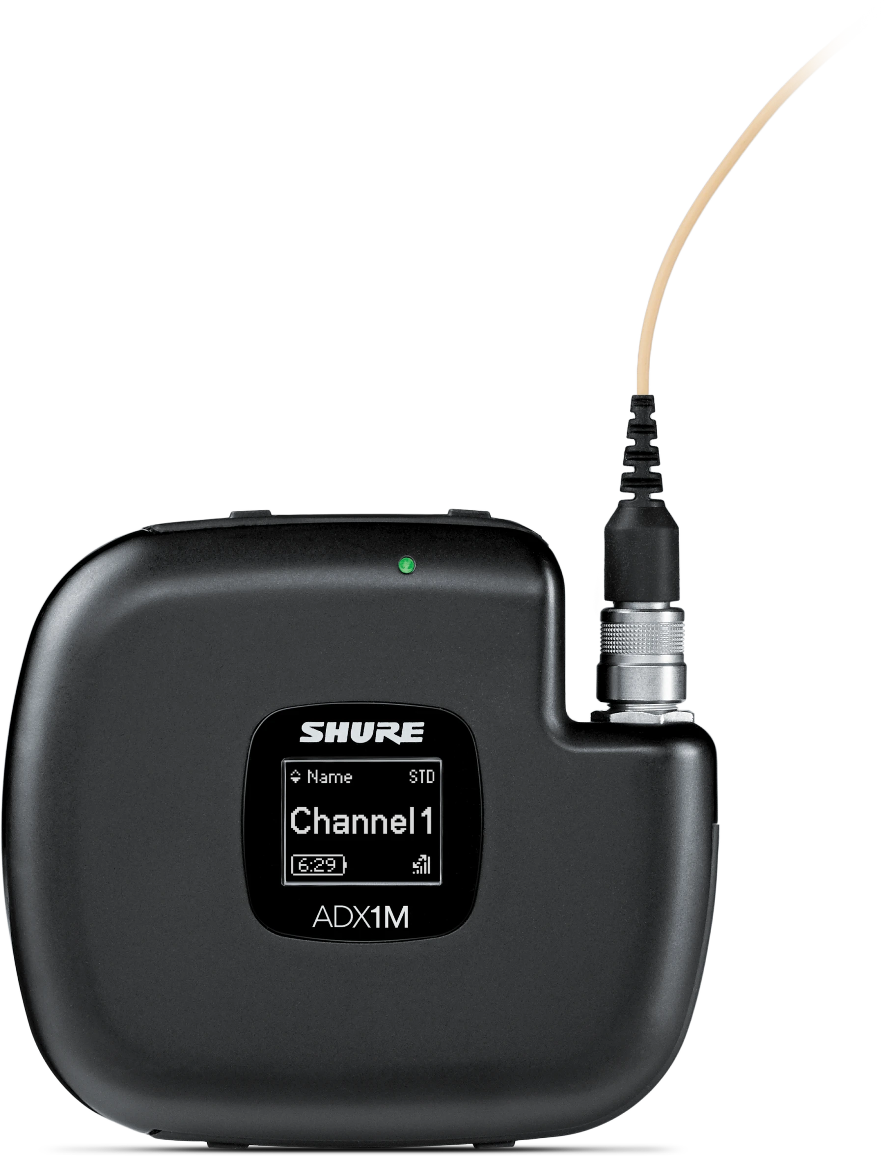 Shure ADX1M 配备 LEMO 接口的微型无线腰包发射机