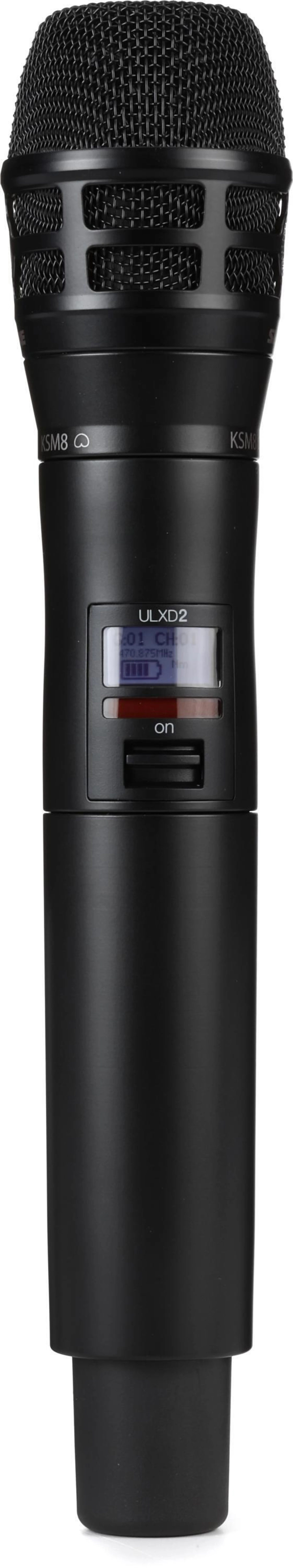 Shure ULXD2 数字手持发射机 - KSM8B 音头