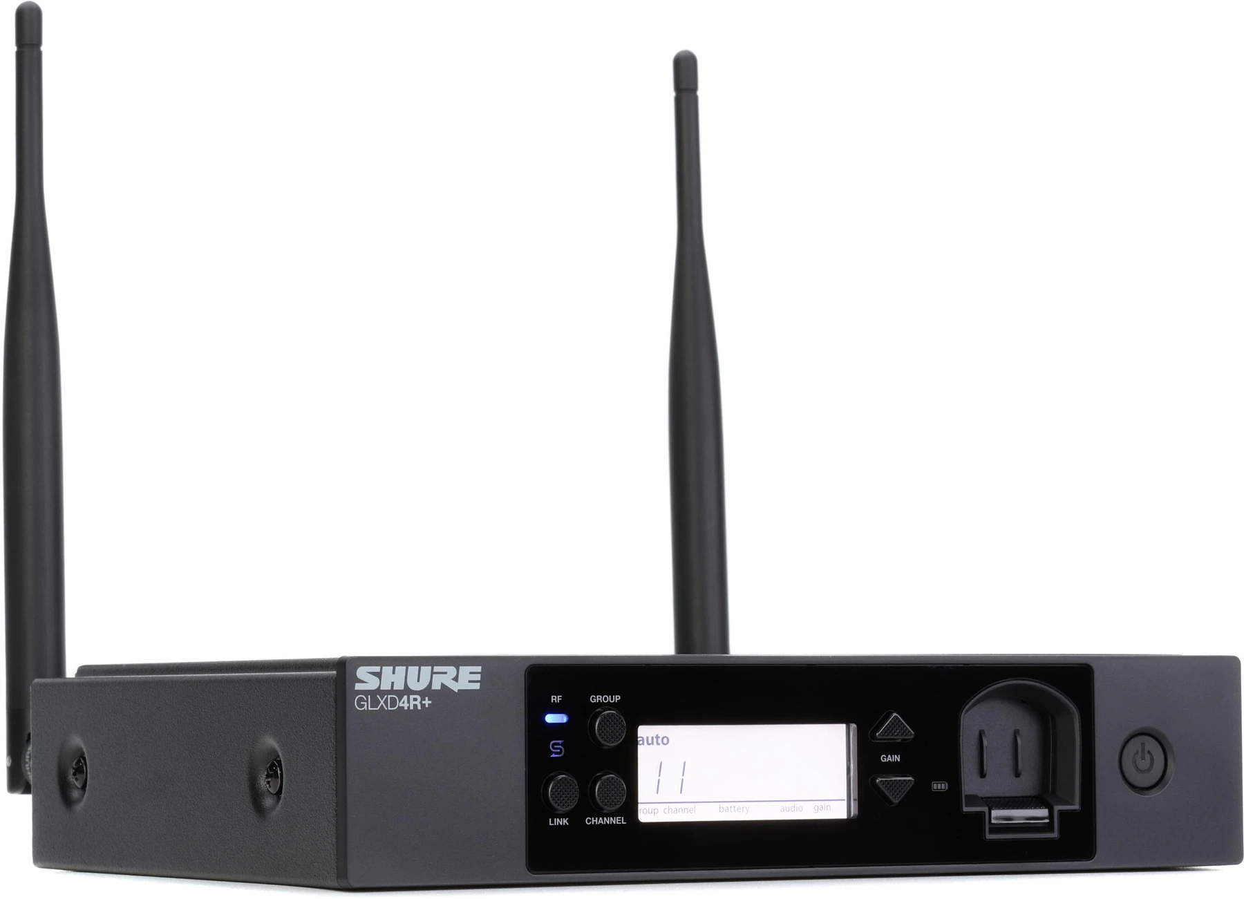 Shure GLXD4R+ 数字无线机架安装接收机