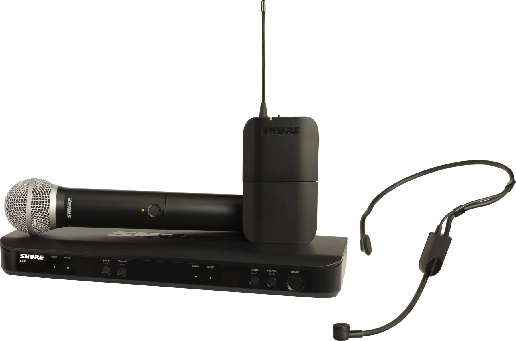 Shure BLX1288/P31 双通道无线组合系统 - H9 频段