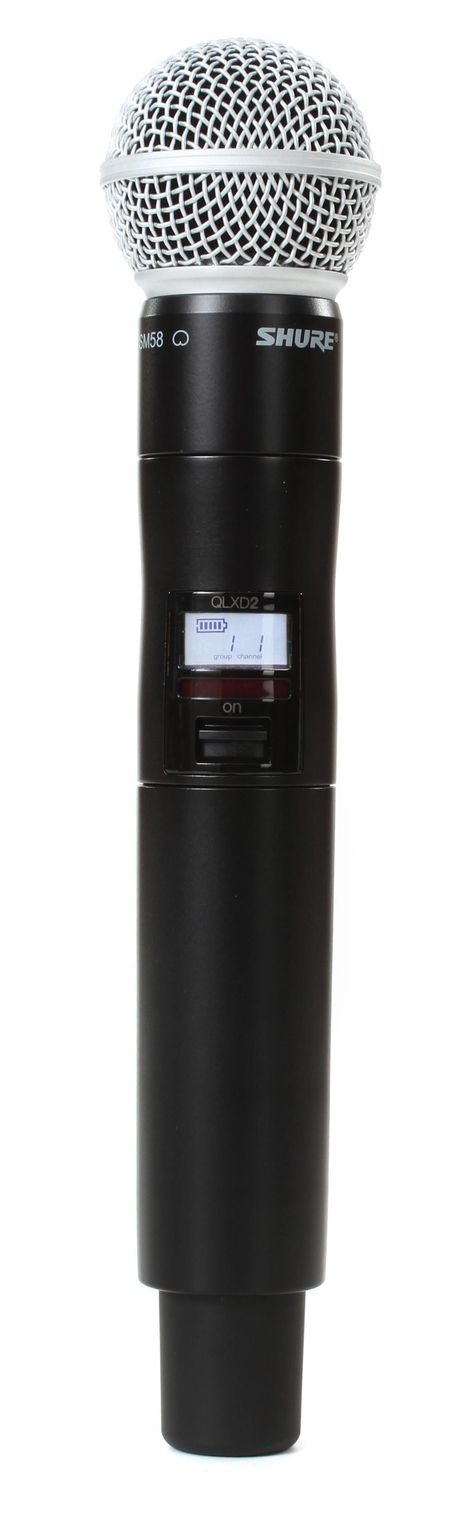 Shure QLXD2/SM58 无线手持麦克风发射机 - J50A 频段