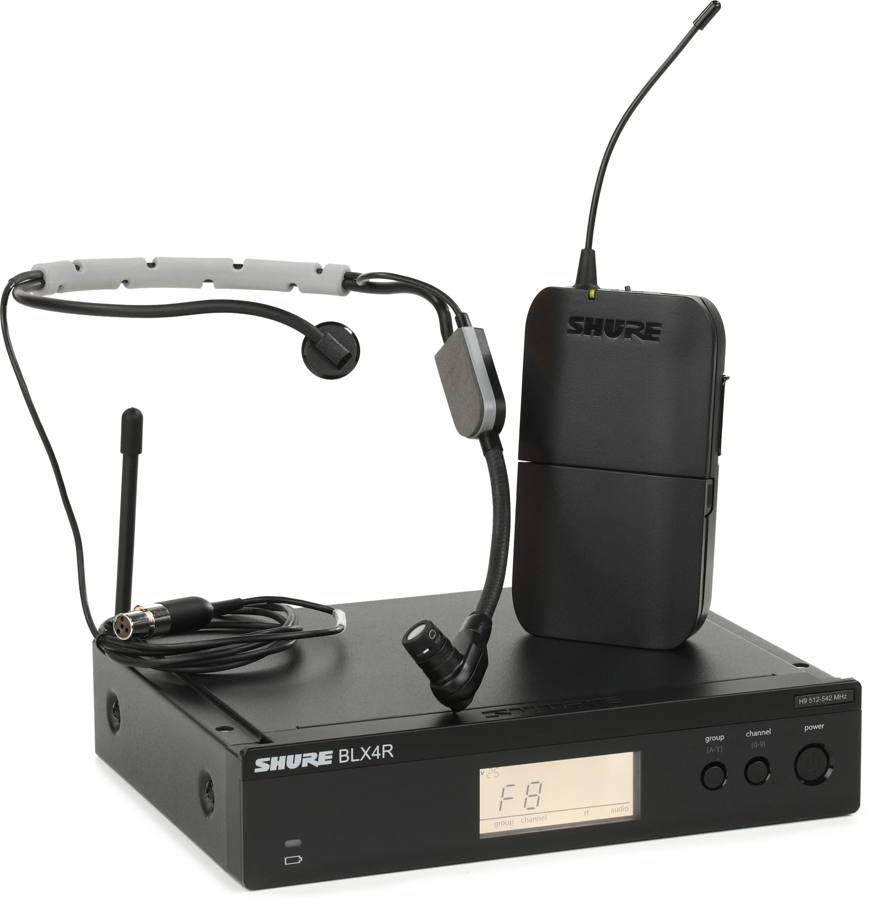 Shure BLX14R/SM35 无线头戴式麦克风系统 - H9 频段