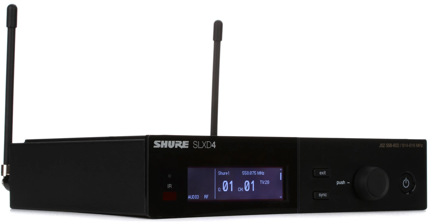 Shure SLXD4 数字无线接收机 - J52 频段