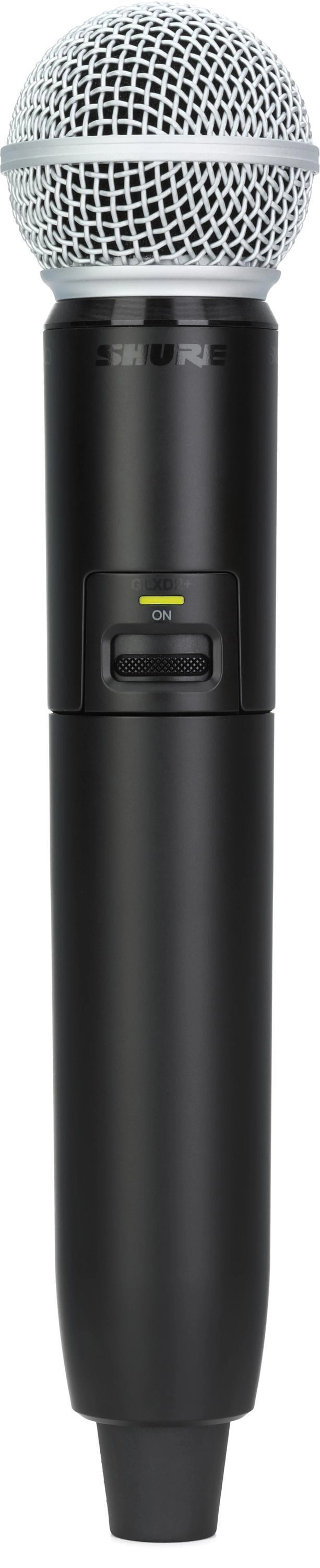 Shure GLXD2+/SM58 配备 SM58 音头的数字无线手持式发射机
