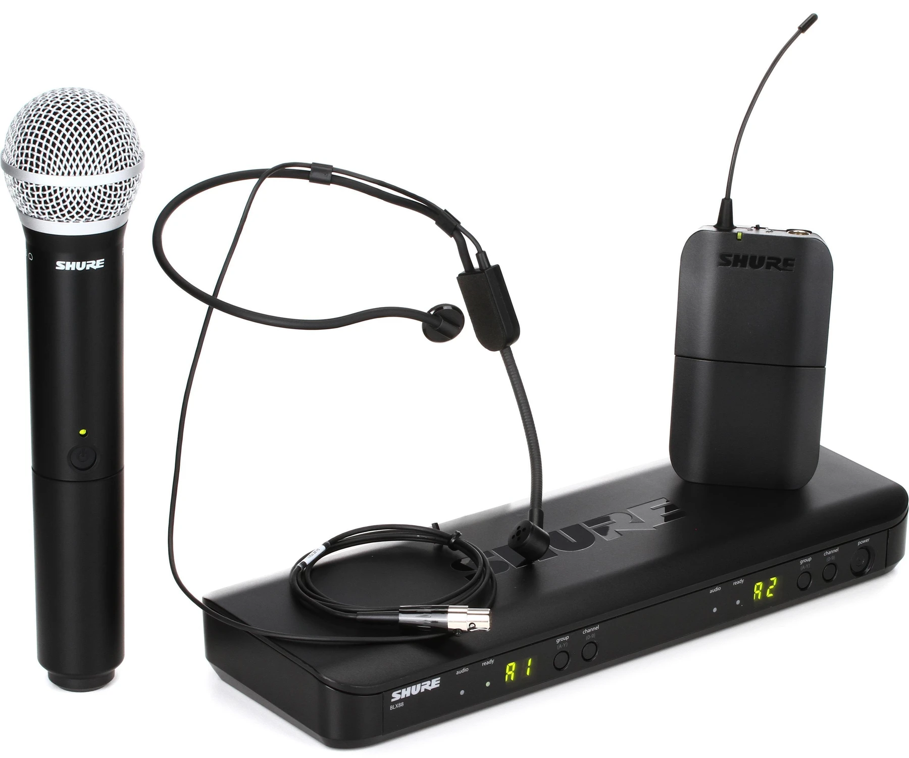Shure BLX1288/P31 双通道无线组合系统 - H11 频段