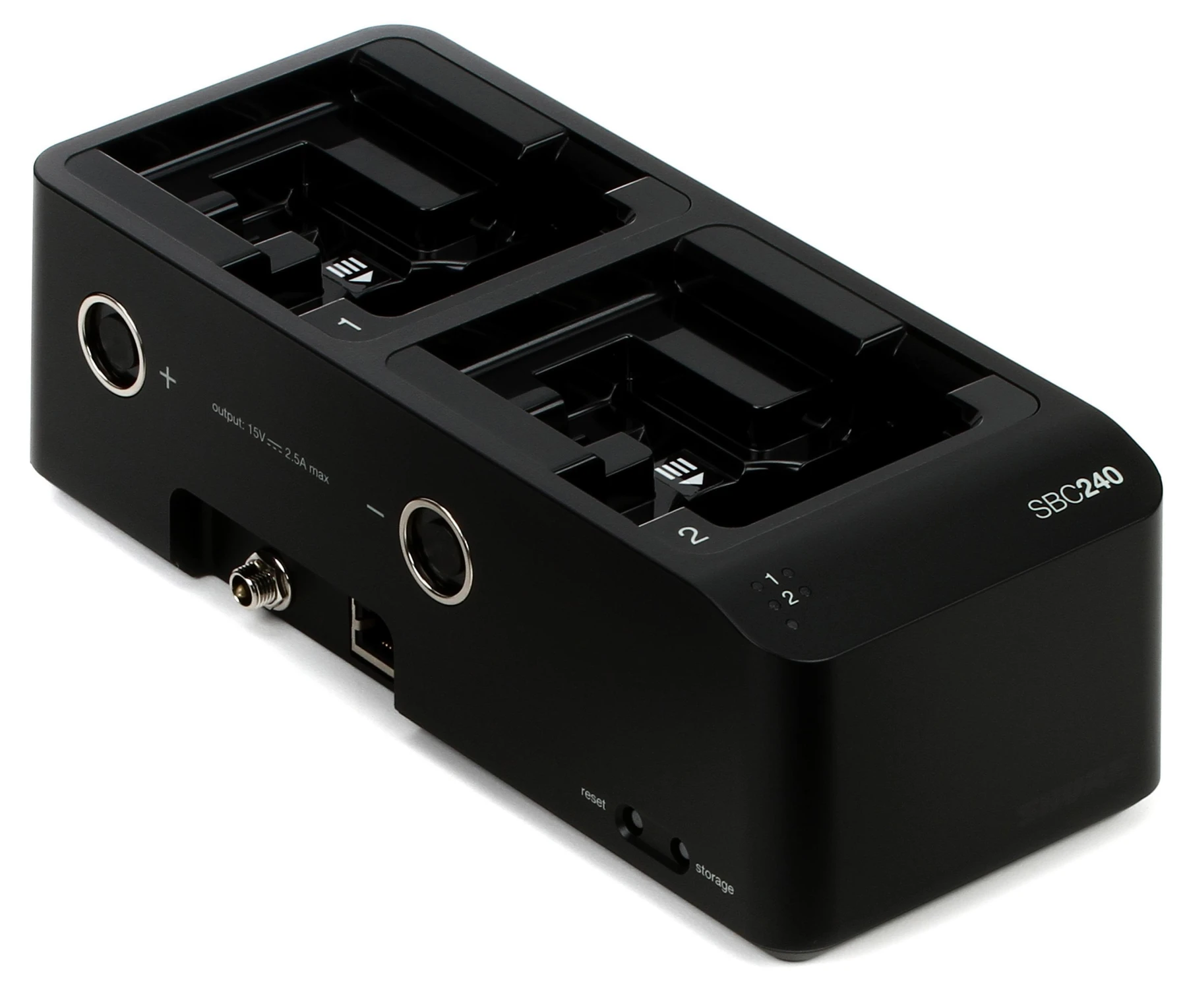 Shure SBC240 双槽联网底座式充电器，含电源