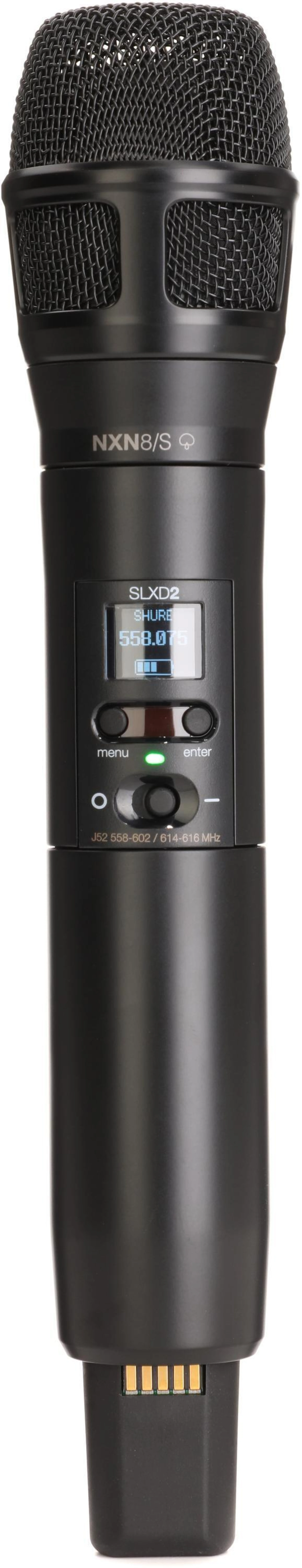 Shure SLXD2/Nexadyne 无线手持麦克风发射机 - 黑色