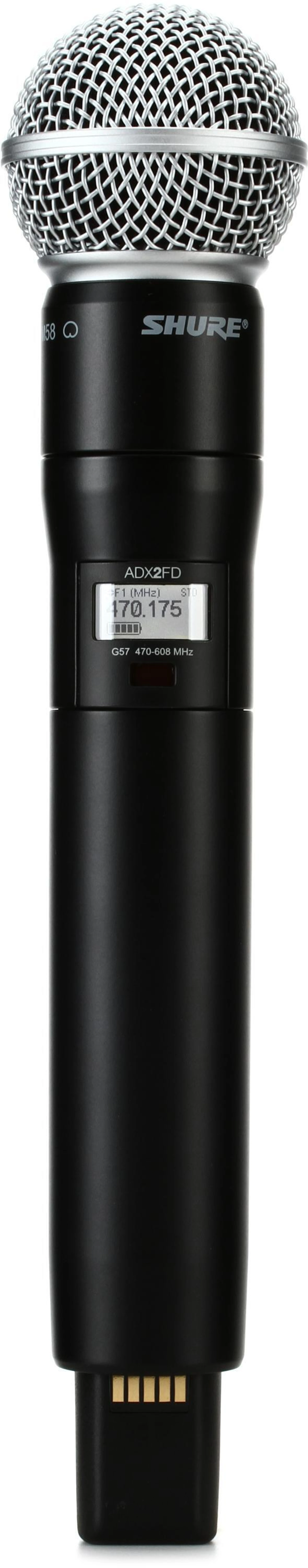 Shure ADX2FD/SM58 无线手持麦克风发射机