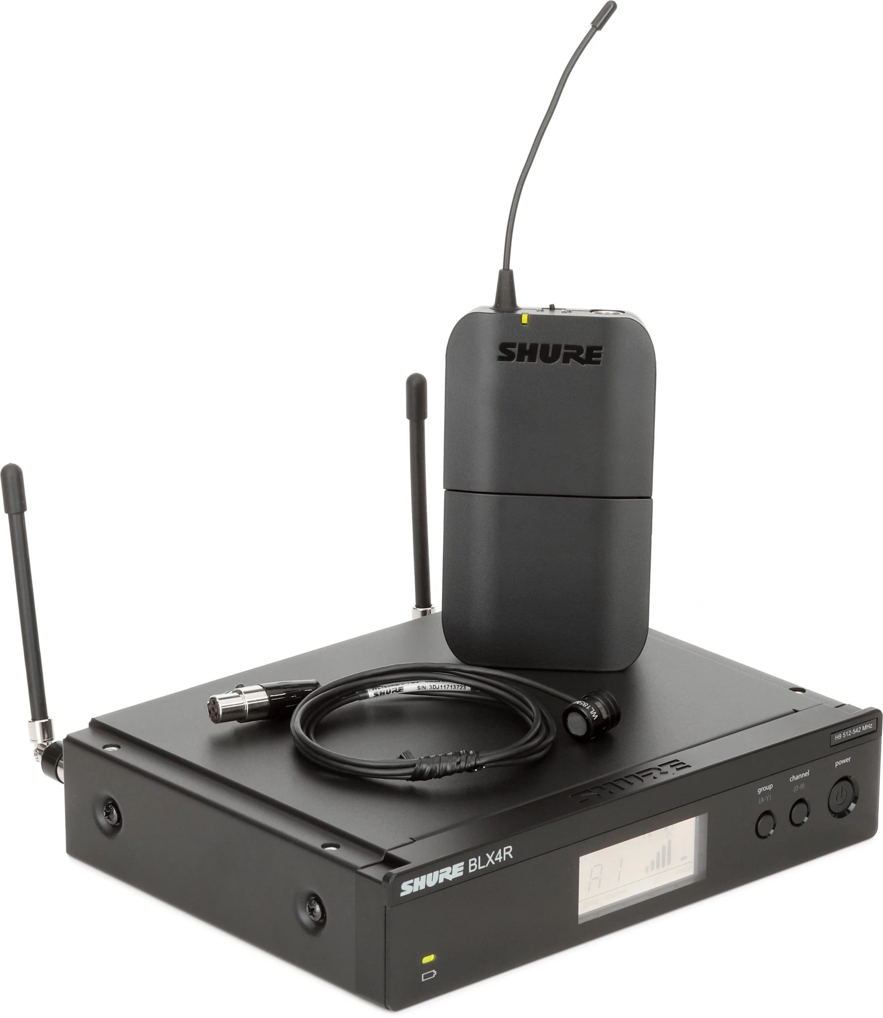 Shure BLX14R/W85M 无线领夹式话筒系统 - H9 频段