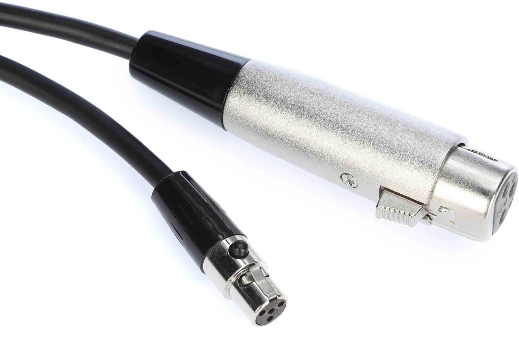 Shure WA310 用于无线腰包式发射机的 XLR 母头转 TA4F 话筒线缆