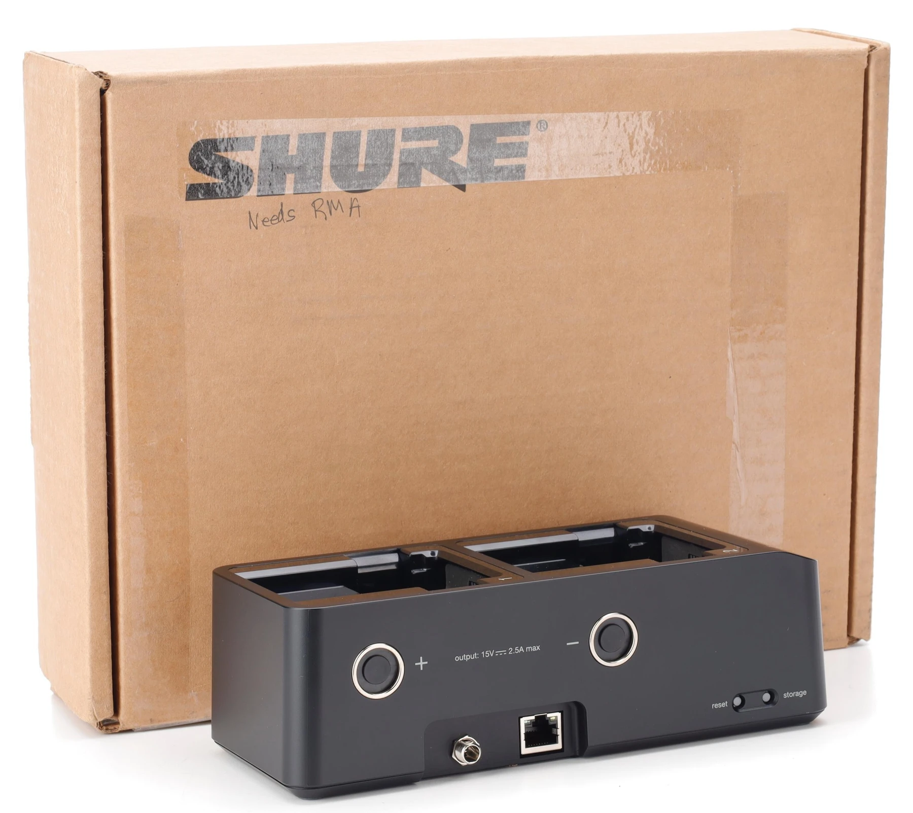 Shure SBC240 双槽网络化充电底座扩展模块
