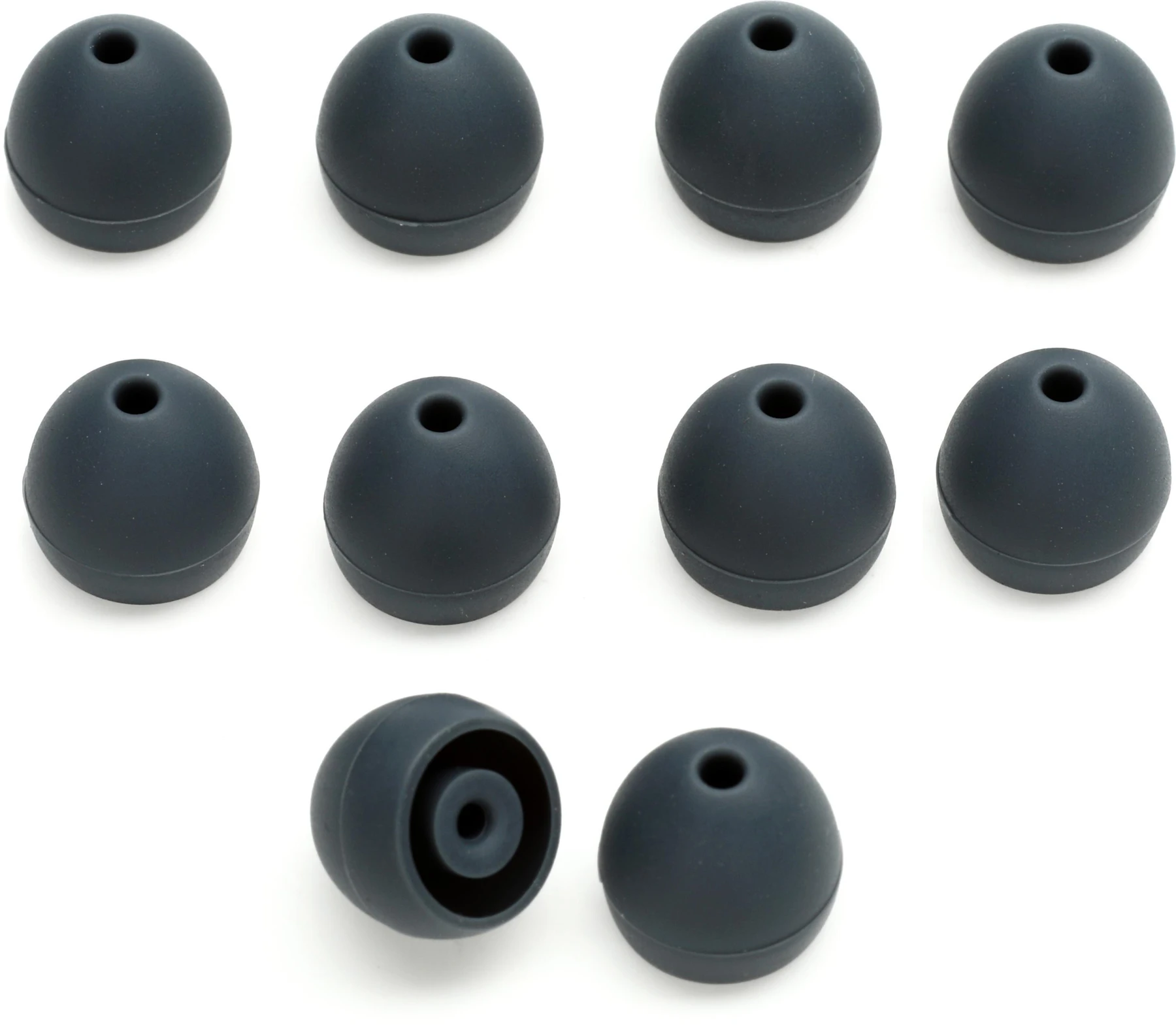 Shure EASFX1-10S 舒尔隔音耳机替换灰色柔性耳塞套 - 小号（10 包）