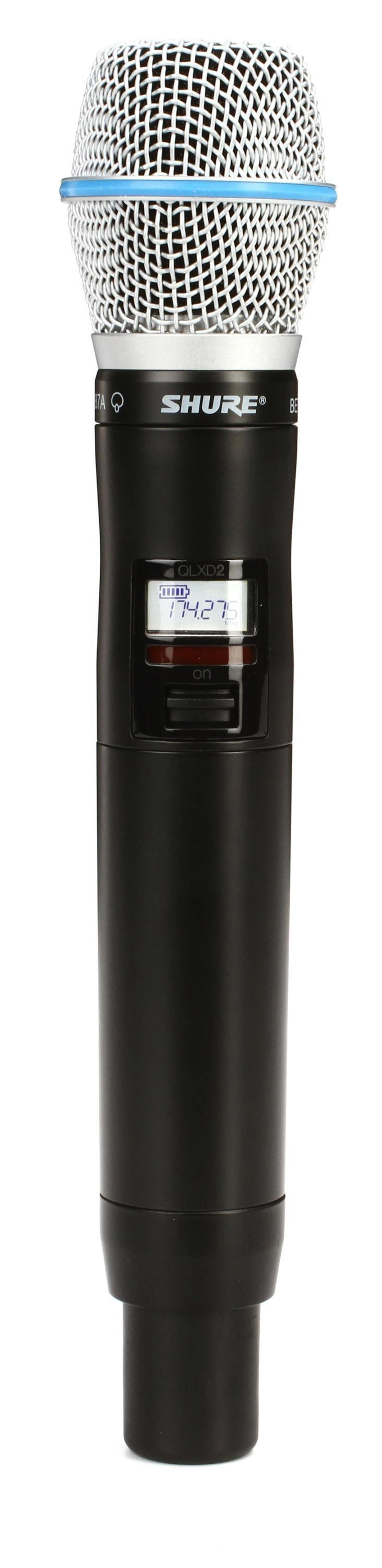 Shure QLXD2/BETA87A 无线手持话筒发射机 - V50 频段