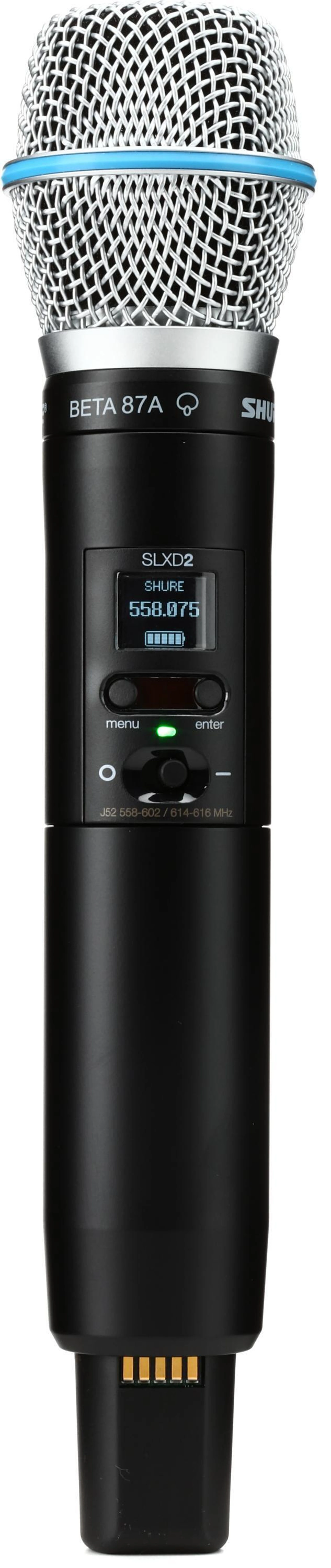 Shure SLXD2/B87A 无线手持麦克风发射机 - J52 频段