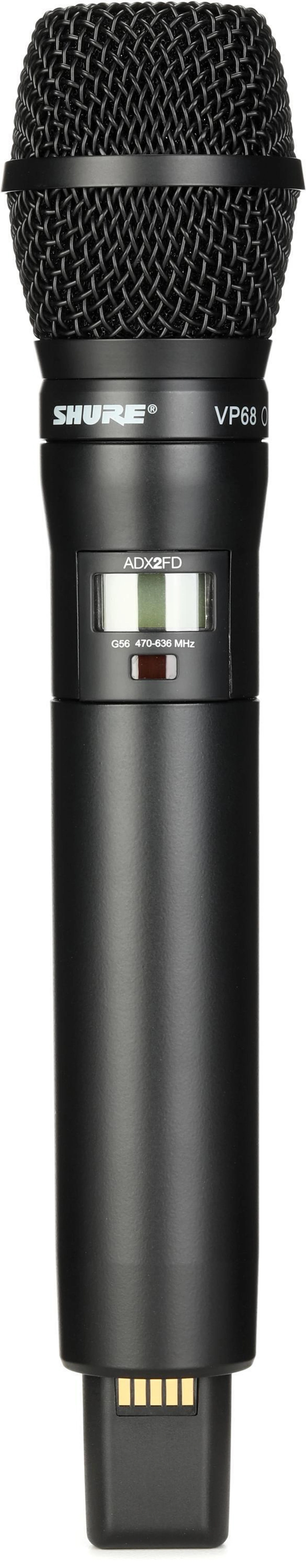 Shure ADX2FD/VP68 无线手持麦克风发射机