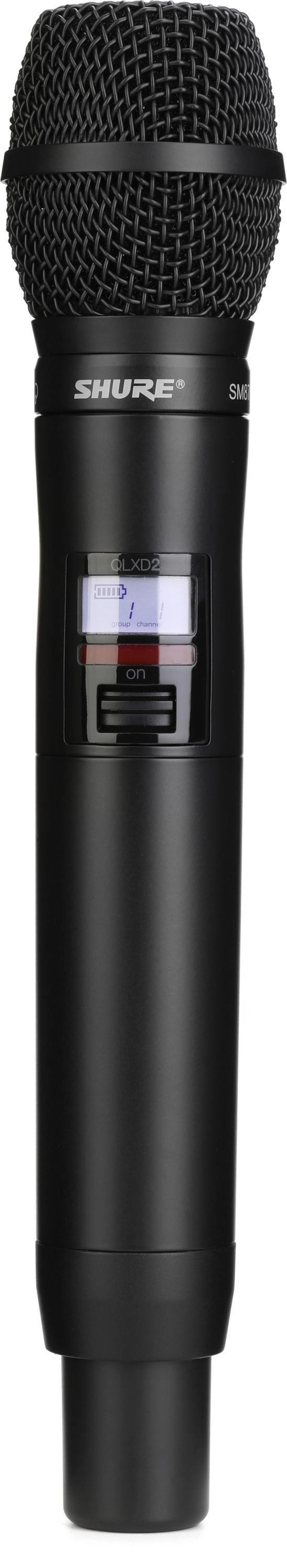 Shure QLXD2/SM87A 无线手持麦克风发射机 - V50 频段