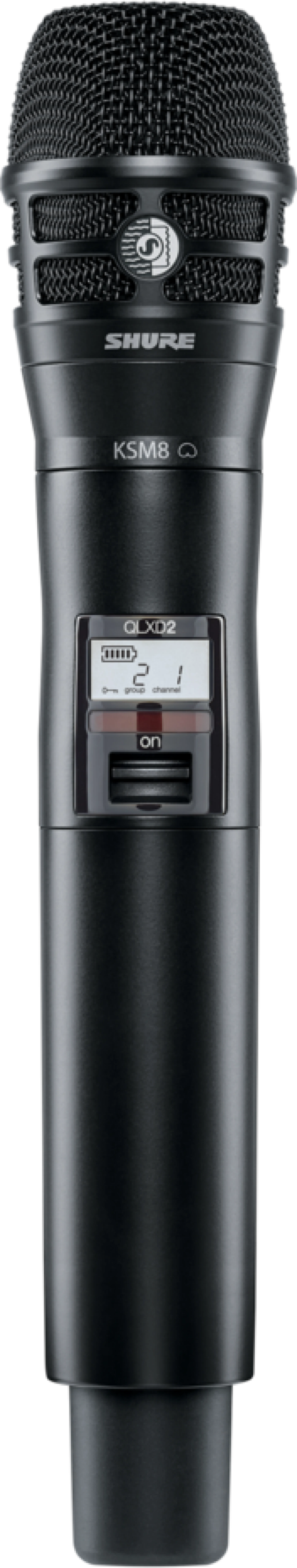 Shure QLXD2/KSM8 无线手持麦克风发射机 - V50 频段