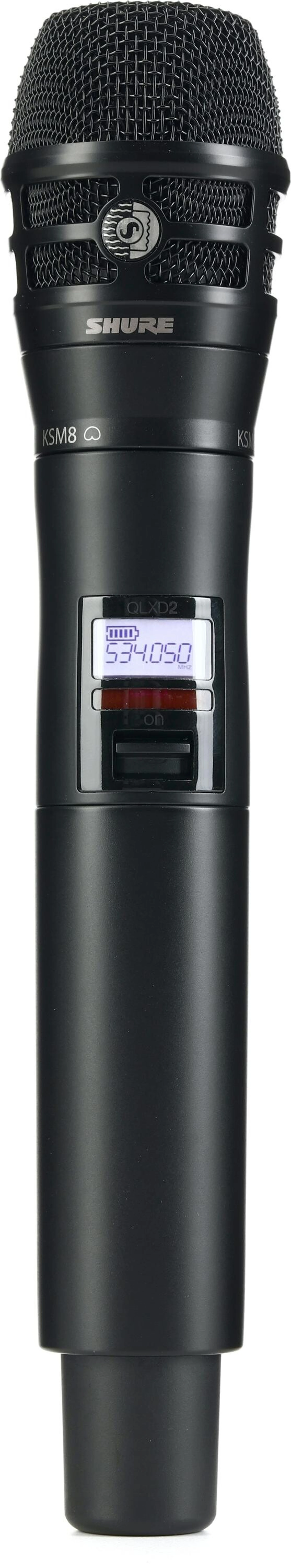 Shure QLXD2/KSM8 无线手持麦克风发射机 - H50 频段