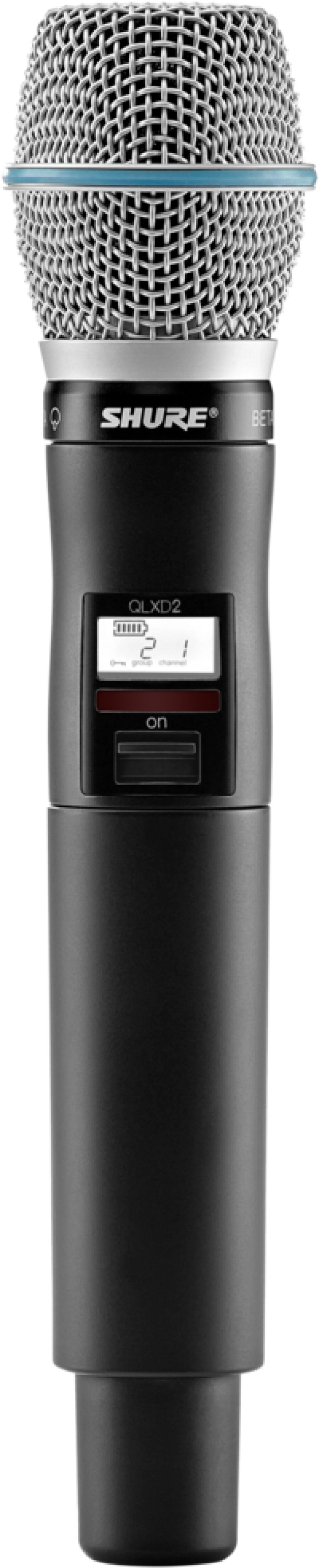 Shure QLXD2/BETA87C 无线手持麦克风发射机 - V50 频段