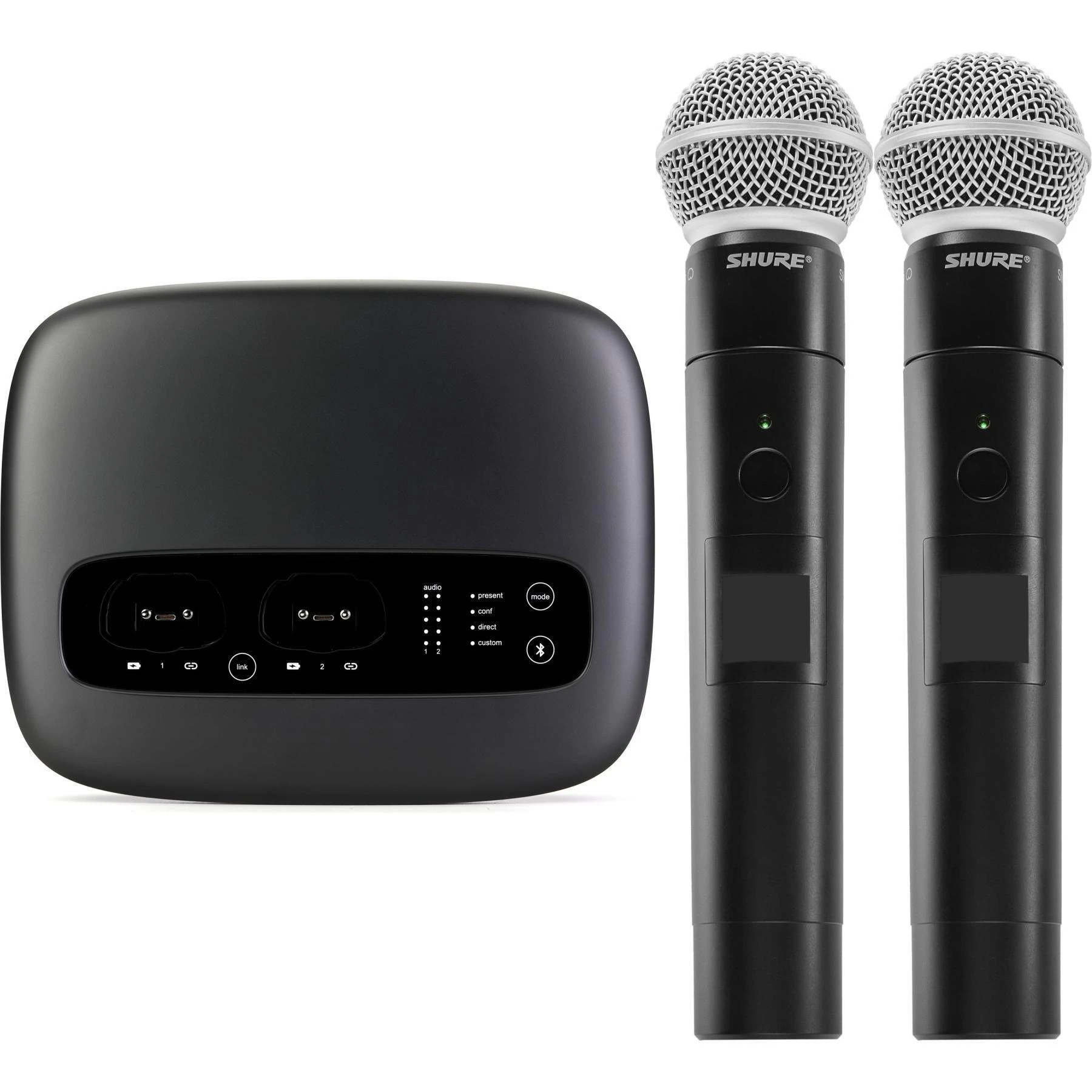Shure MXWAPXD 双通道 SM58 手持式无线系统 - Z10 频段