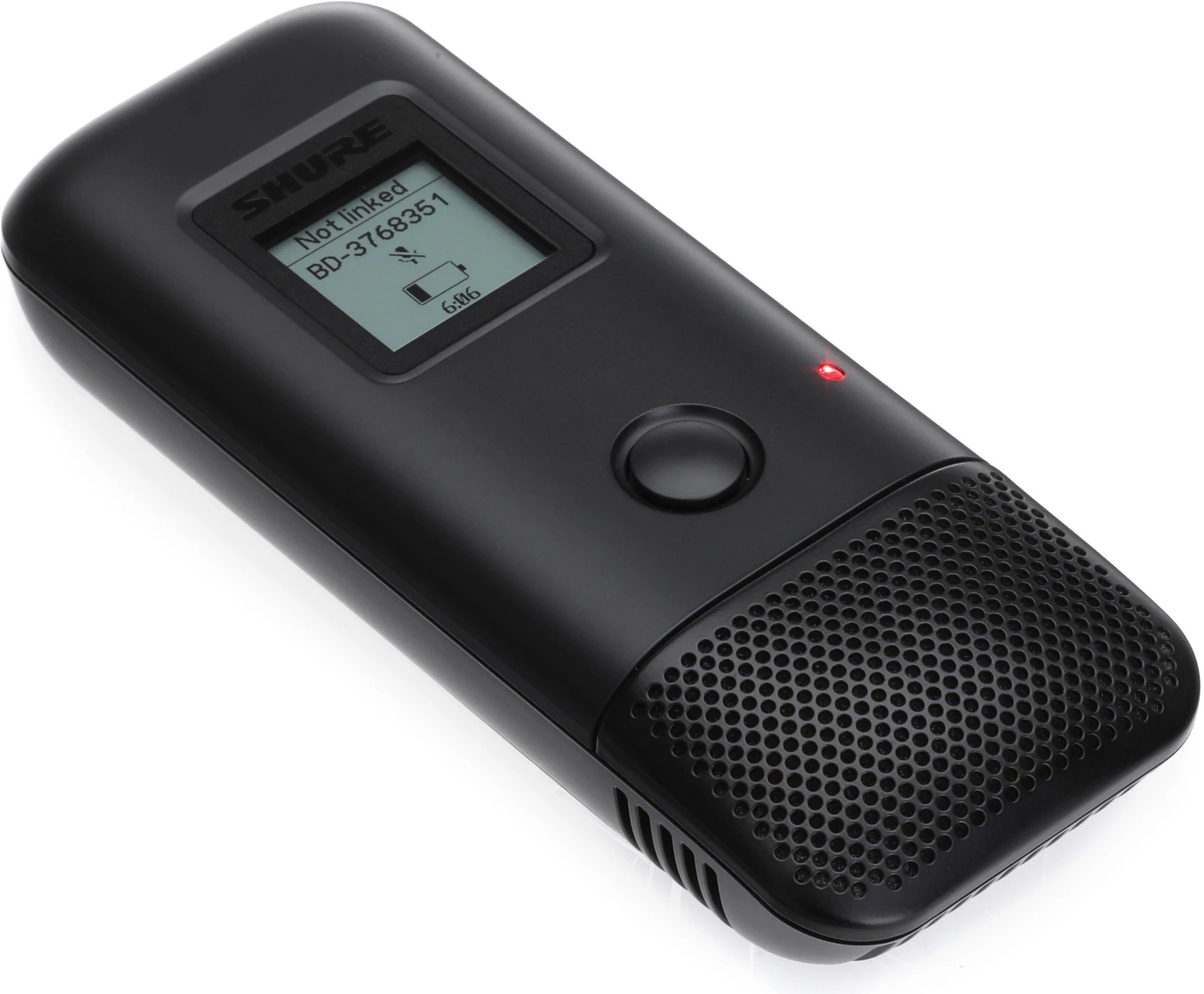 Shure MXW6X 界面式发射机，配心形指向性音头 - Z10 频段，黑色