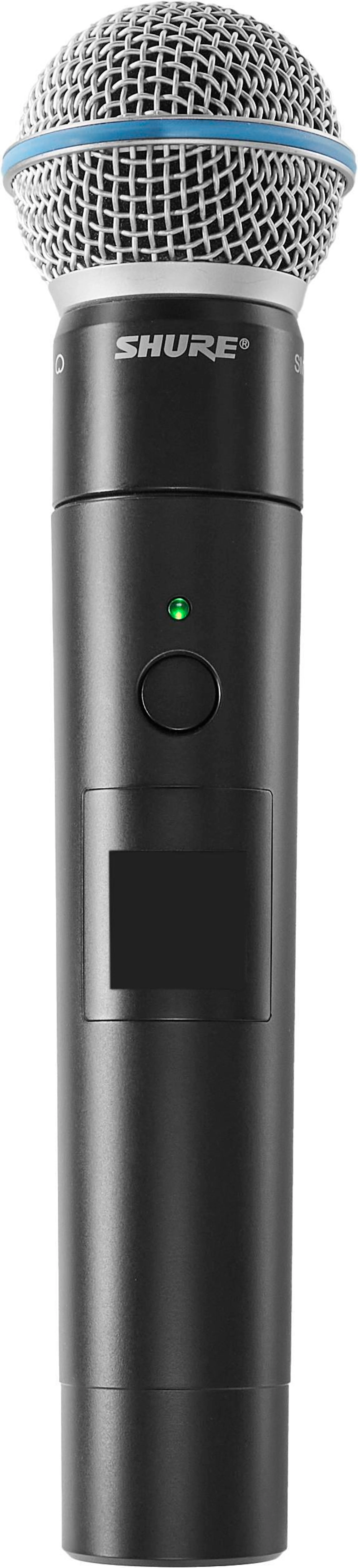 Shure MXW2X 手持式发射机，配 Beta 58A 音头 - Z10 频段