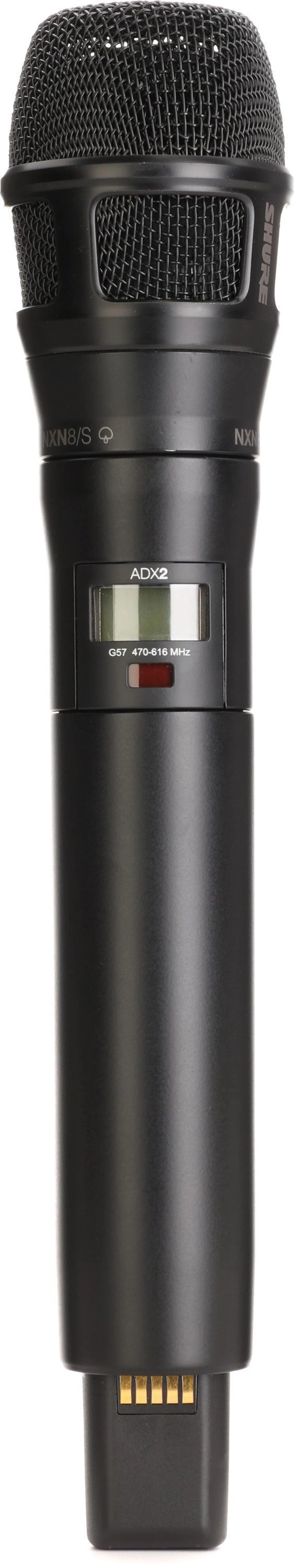 Shure ADX2/N8S 无线手持麦克风发射机 - 黑色