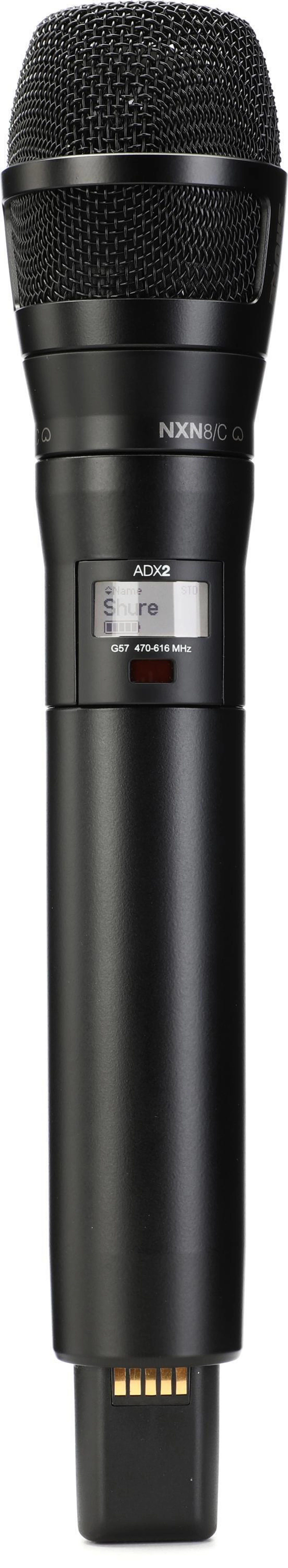 Shure ADX2/N8C 无线手持麦克风发射机 - 黑色