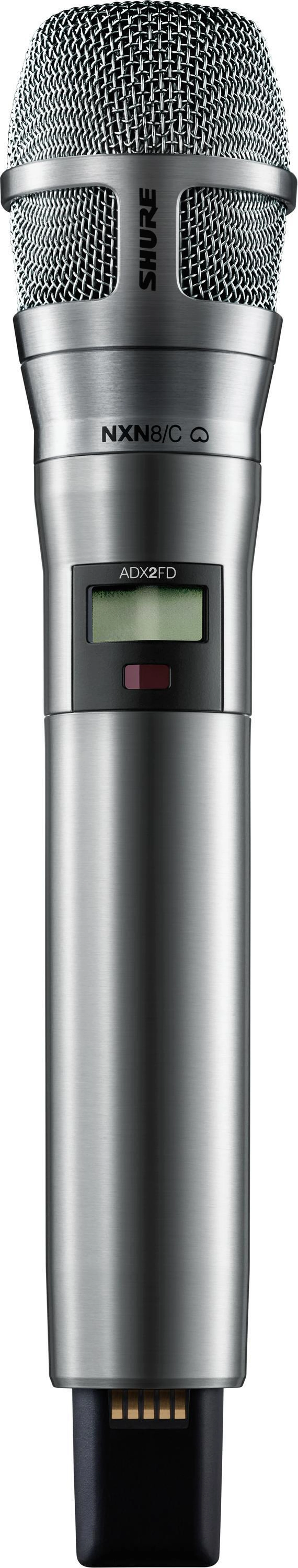 Shure ADX2FD/N8C 无线手持麦克风发射机 - 镍色